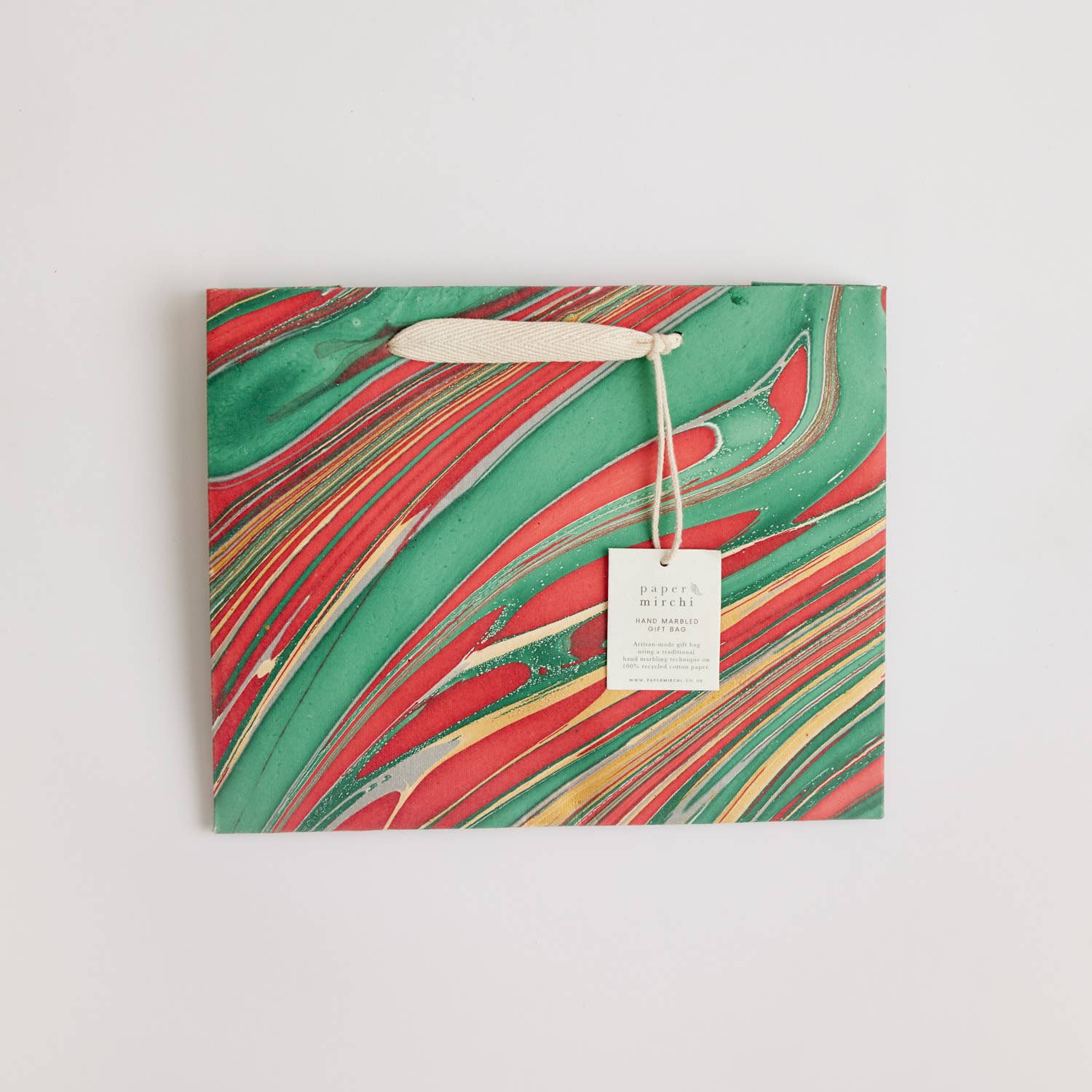 Hand Marbled Gift Bags – Christmas Glitz - Image 29