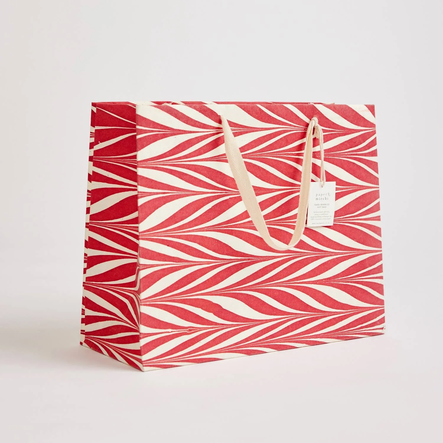 Hand Marbled Gift Bags – Christmas Glitz - Image 4