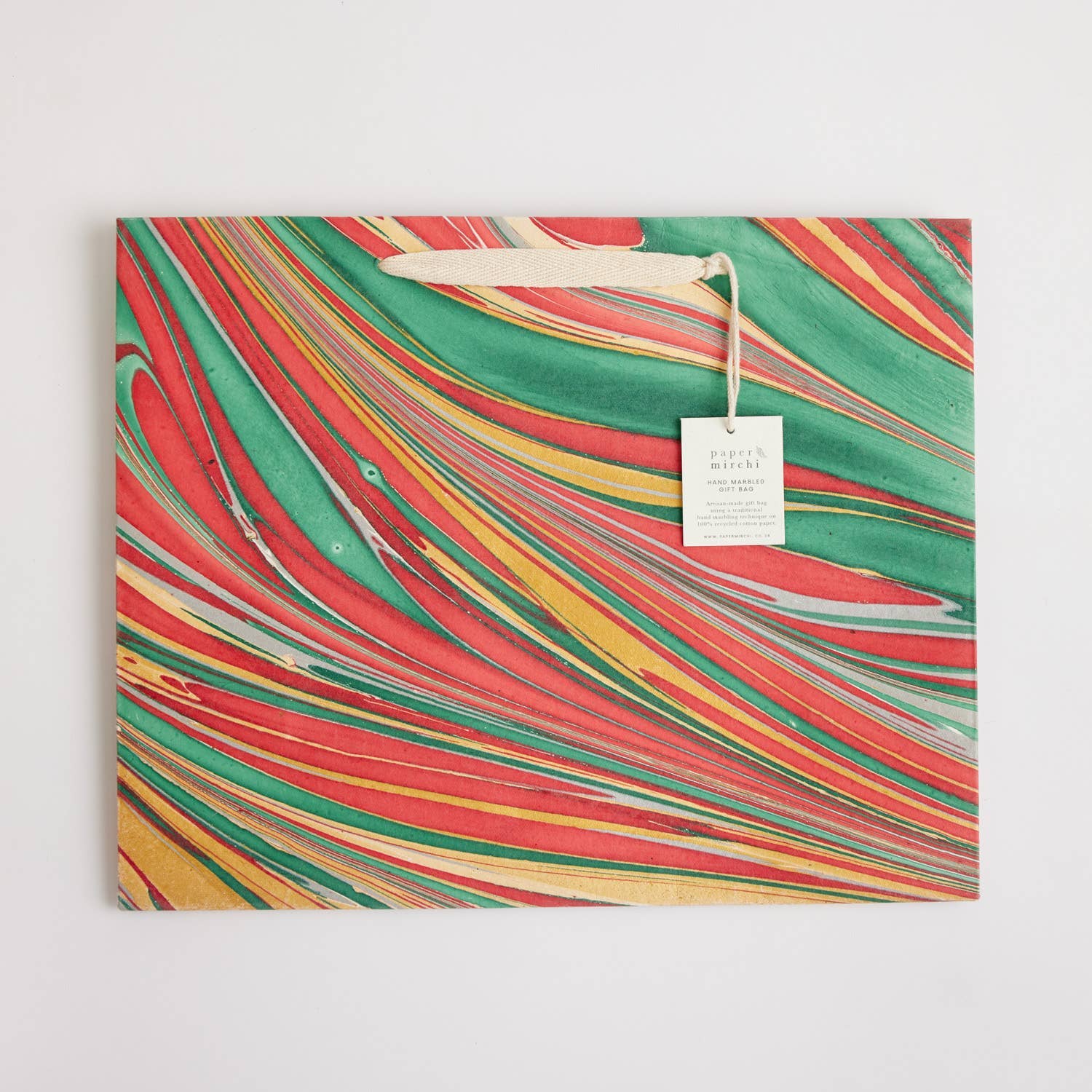 Hand Marbled Gift Bags – Christmas Glitz - Image 8