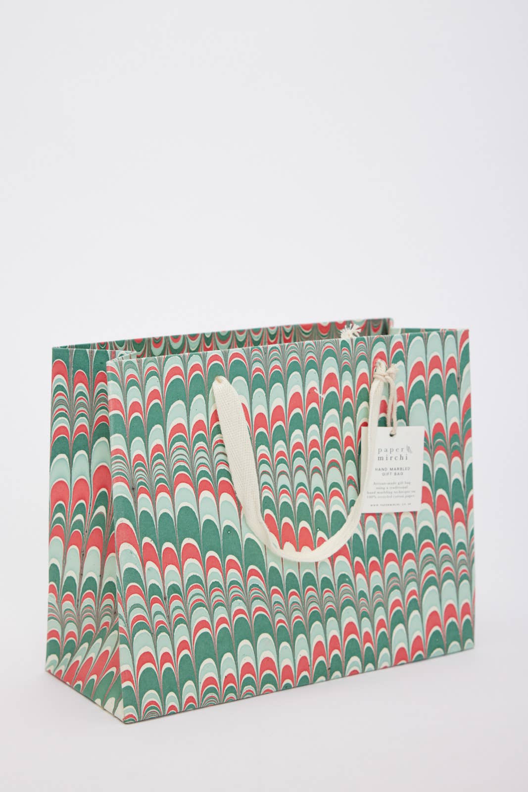Hand Marbled Gift Bags - Christmas Splendour - Image 18