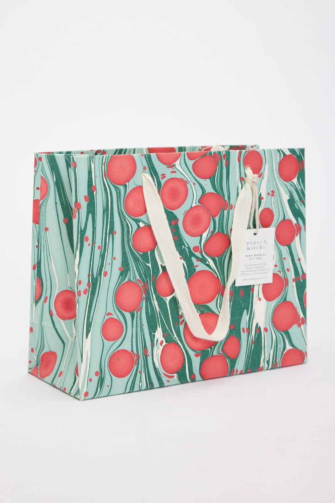 Hand Marbled Gift Bags - Christmas Splendour - Image 23