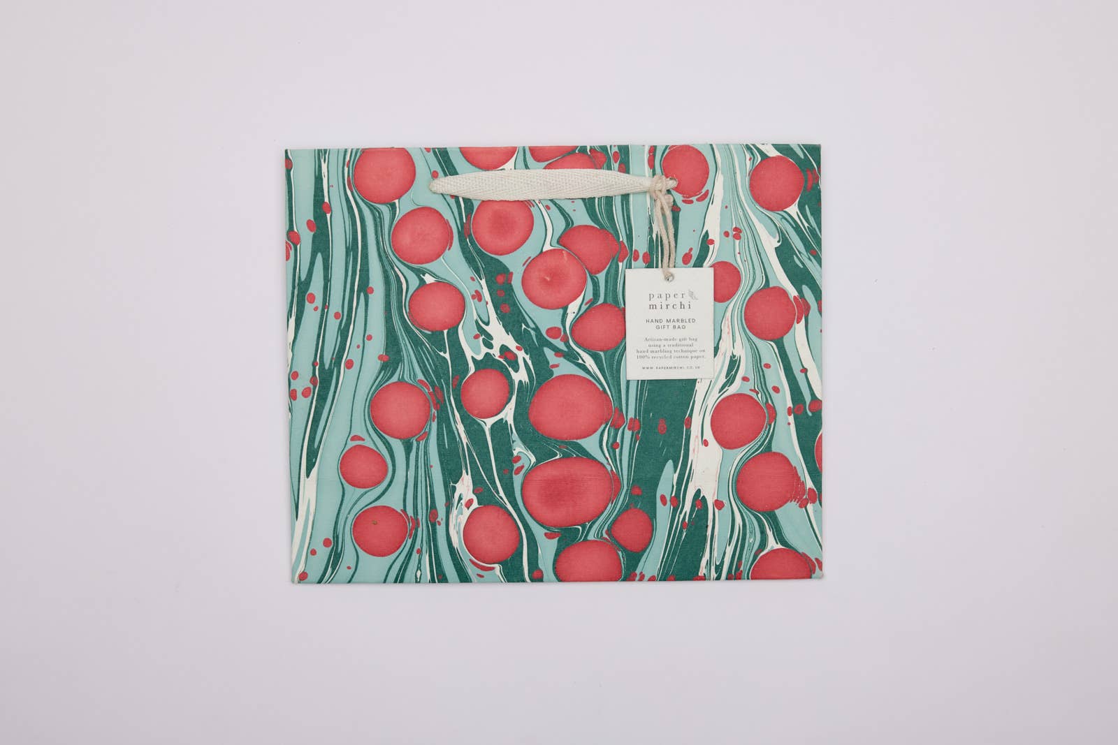 Hand Marbled Gift Bags - Christmas Splendour - Image 24