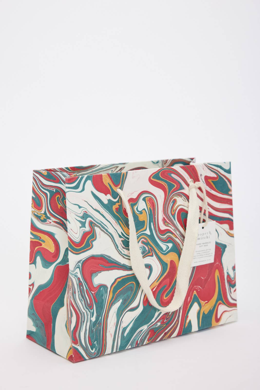 Hand Marbled Gift Bags - Christmas Splendour - Image 25