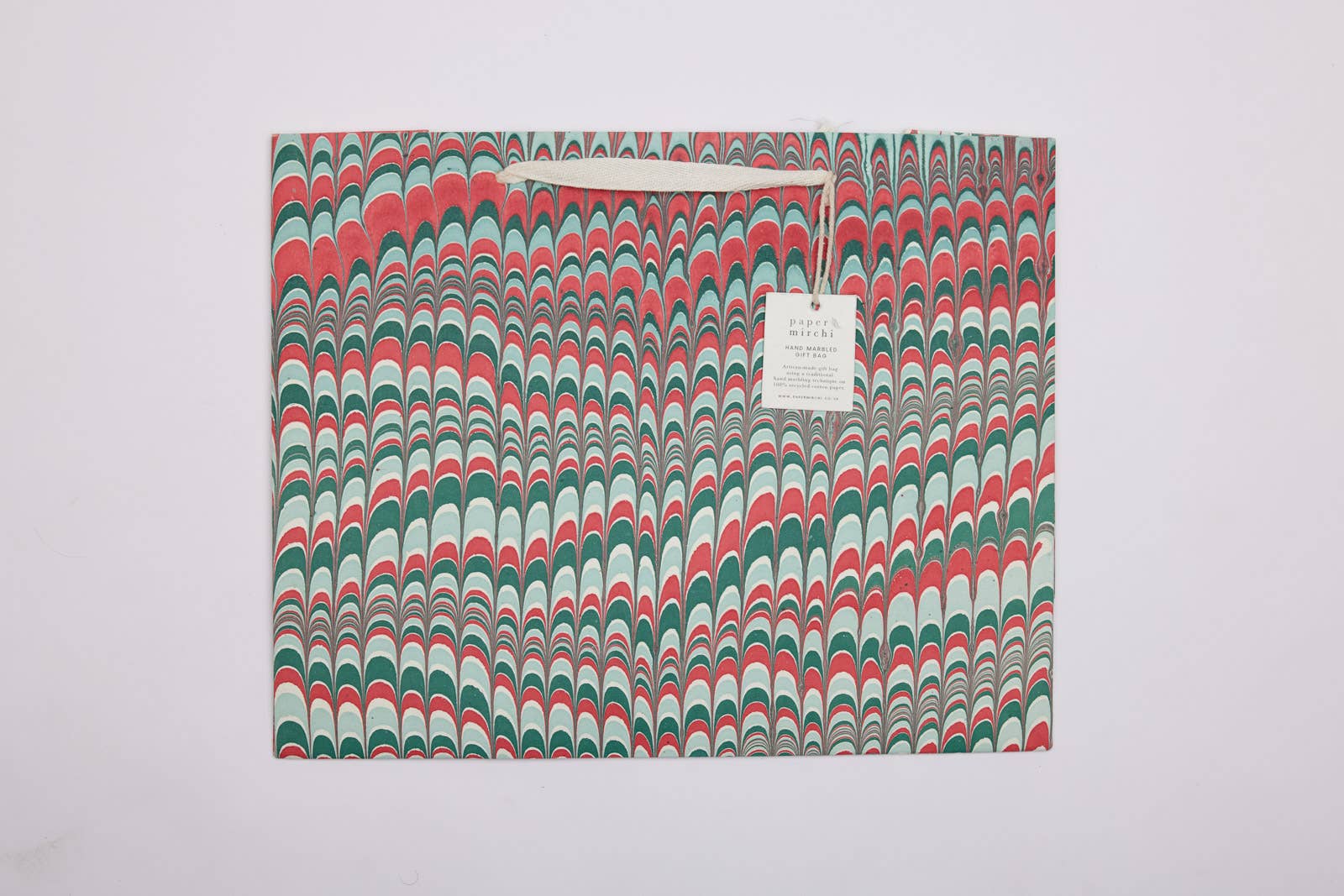 Hand Marbled Gift Bags - Christmas Splendour - Image 7