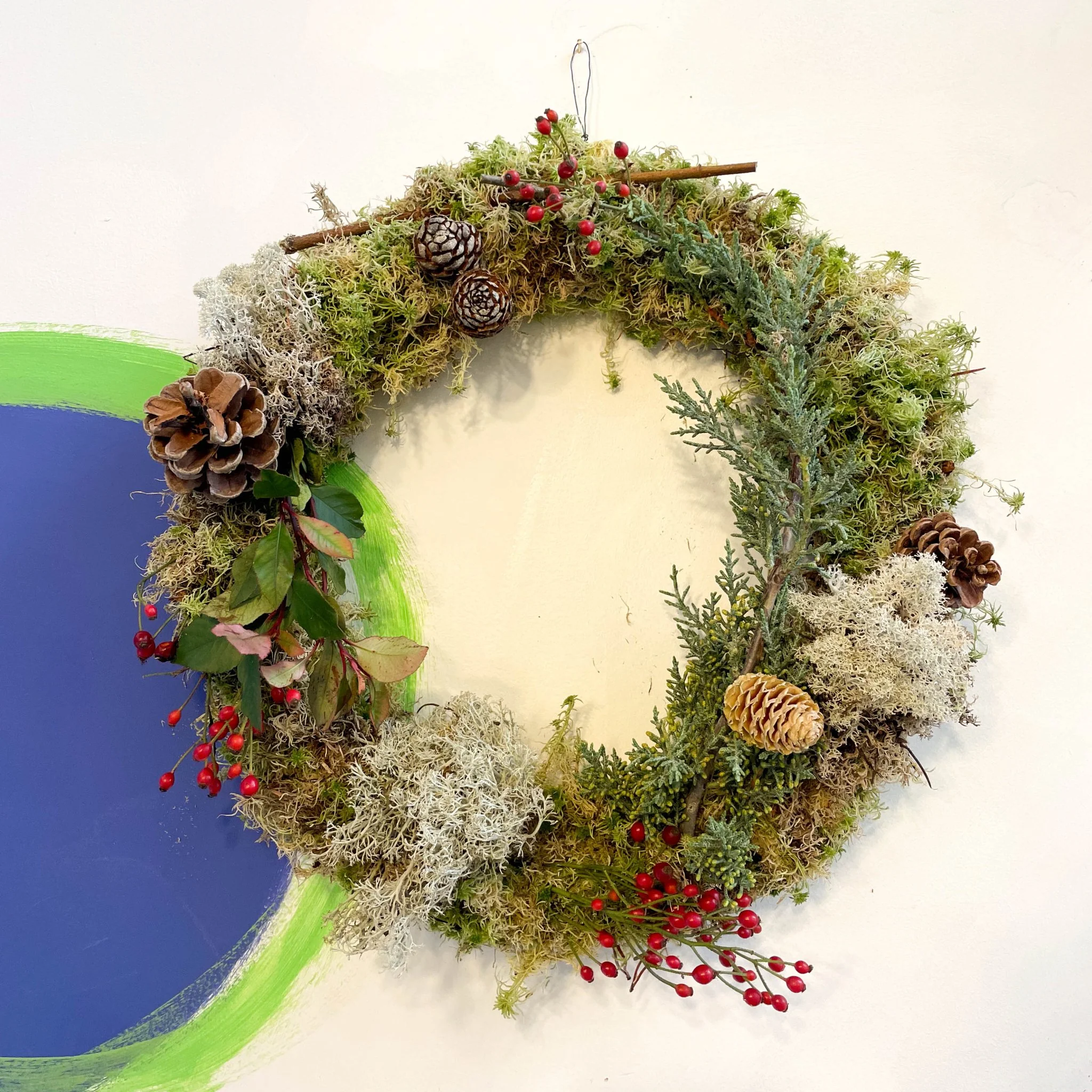 Handmade Fresh Foliage Christmas Wreath - No.7 [Made to Order]