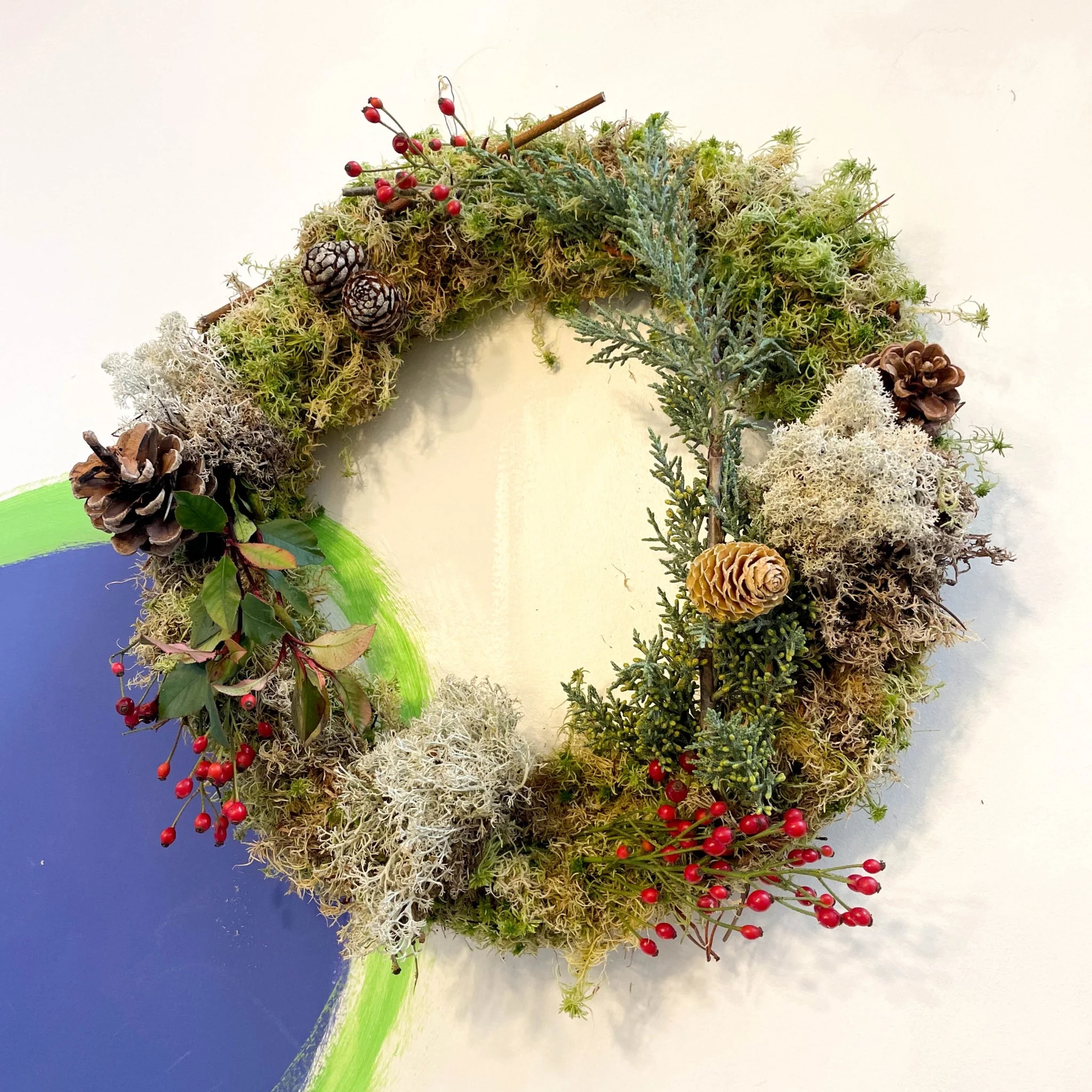 Handmade Fresh Foliage Christmas Wreath - No.7 [Made to Order] - Image 5
