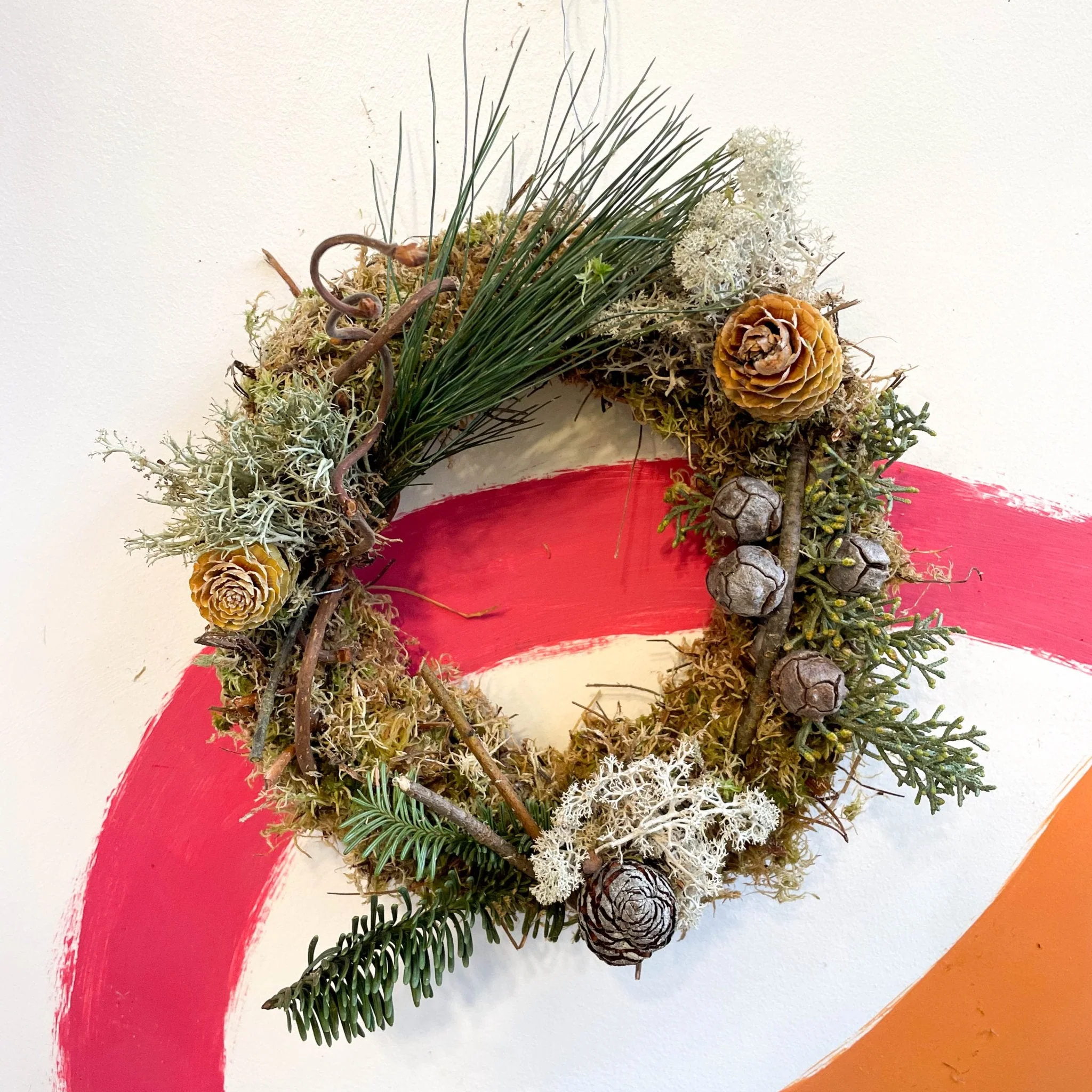 Handmade Fresh Foliage Christmas Wreath - No.7 [Made to Order] - Image 6