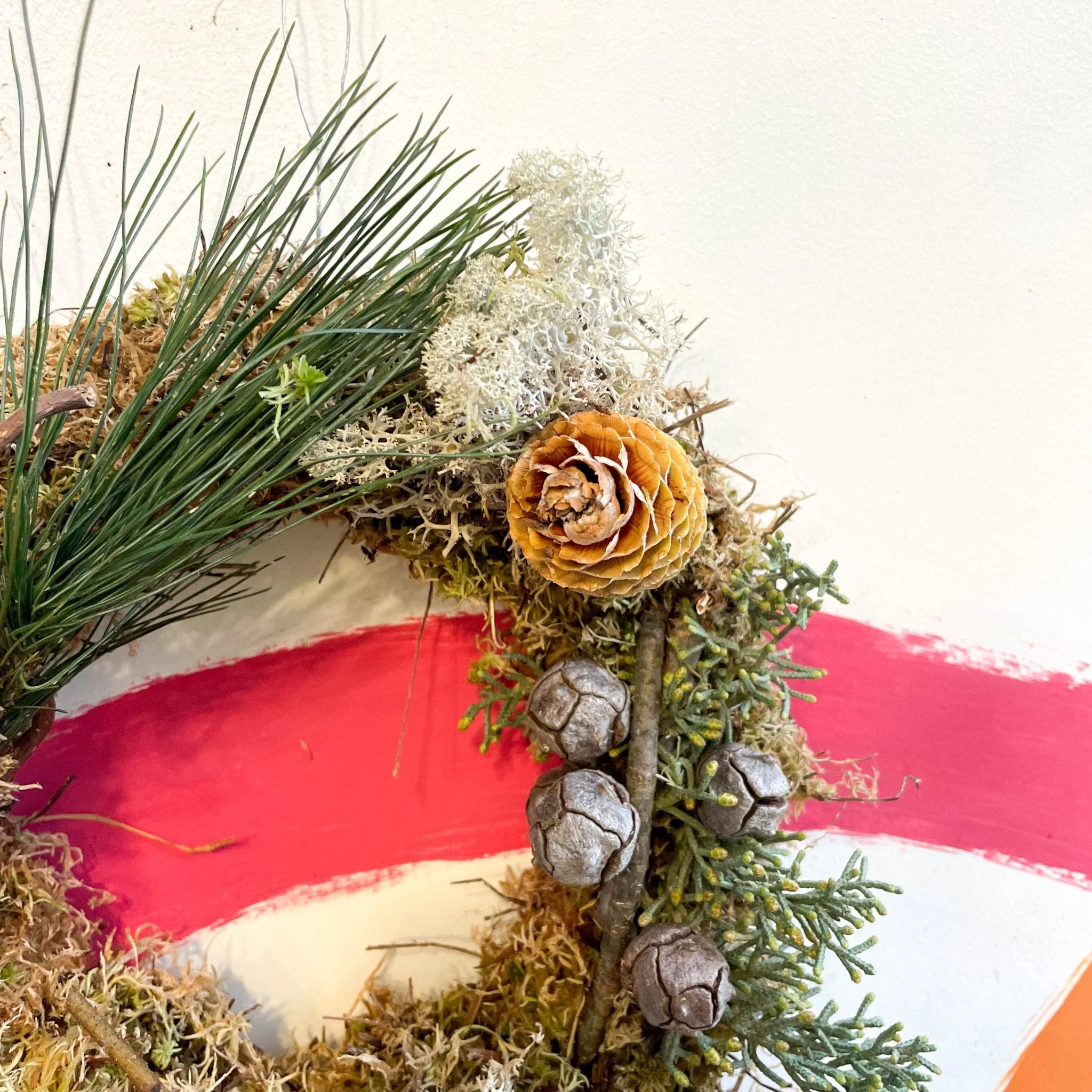 Handmade Fresh Foliage Christmas Wreath - No.7 [Made to Order] - Image 7