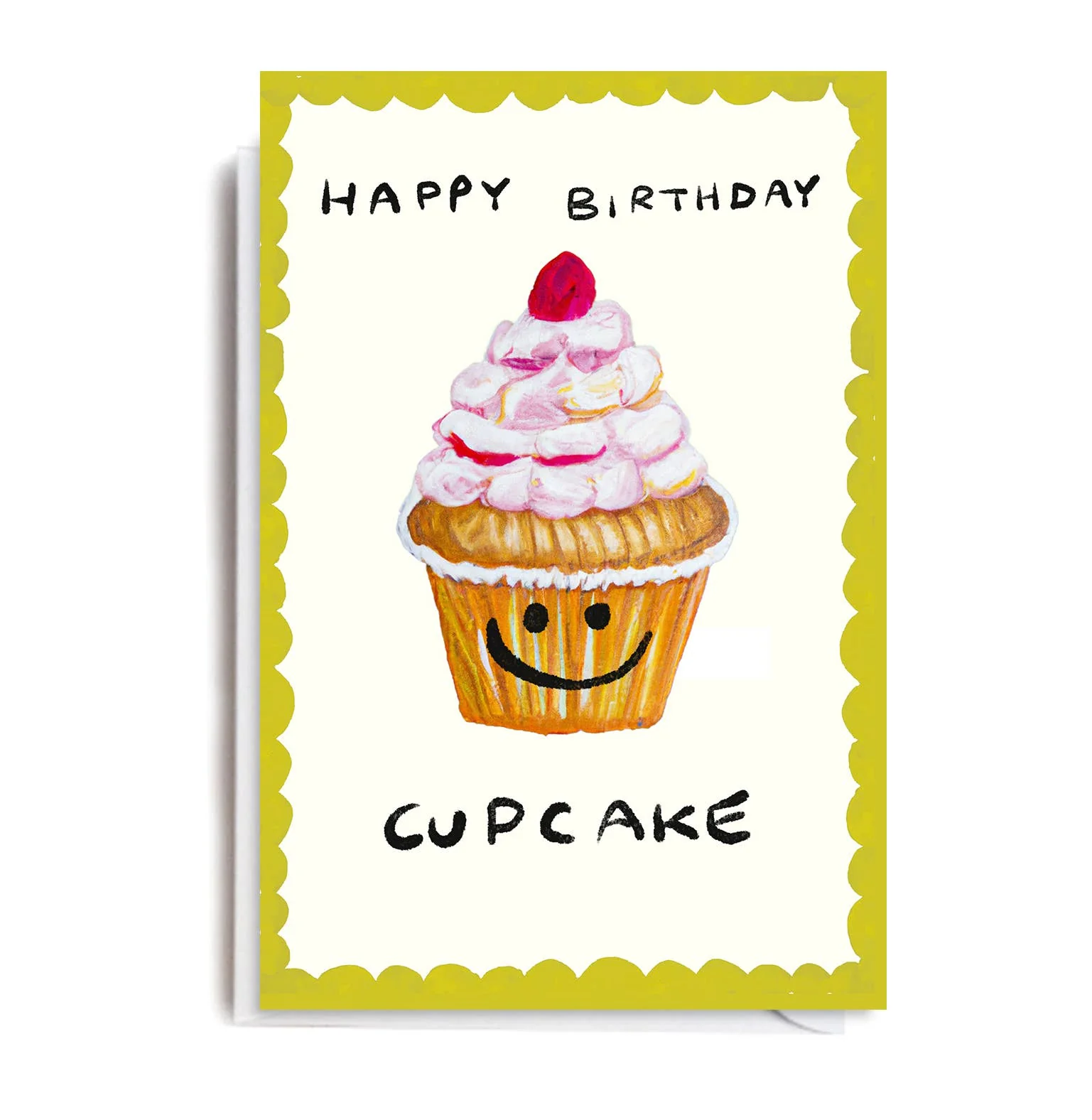 HAPPY BIRTHDAY CUPCAKE Greetings Card