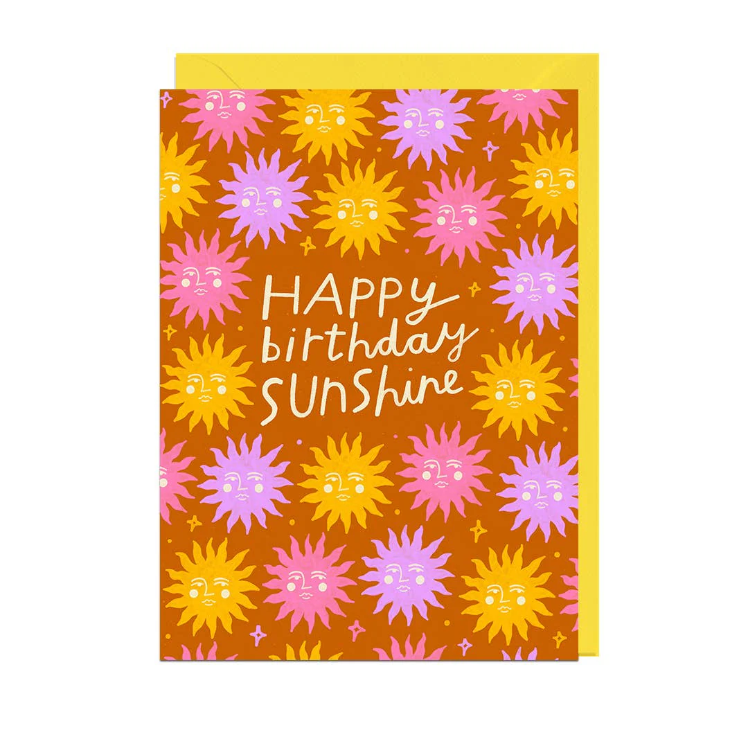 HAPPY BIRTHDAY SUNSHINE Greetings Card