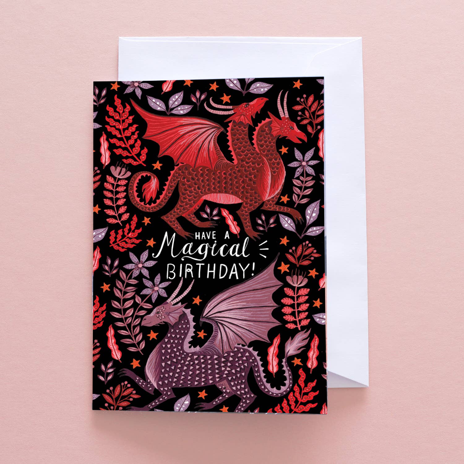 Have a Magical Birthday Dragons Greetings Card