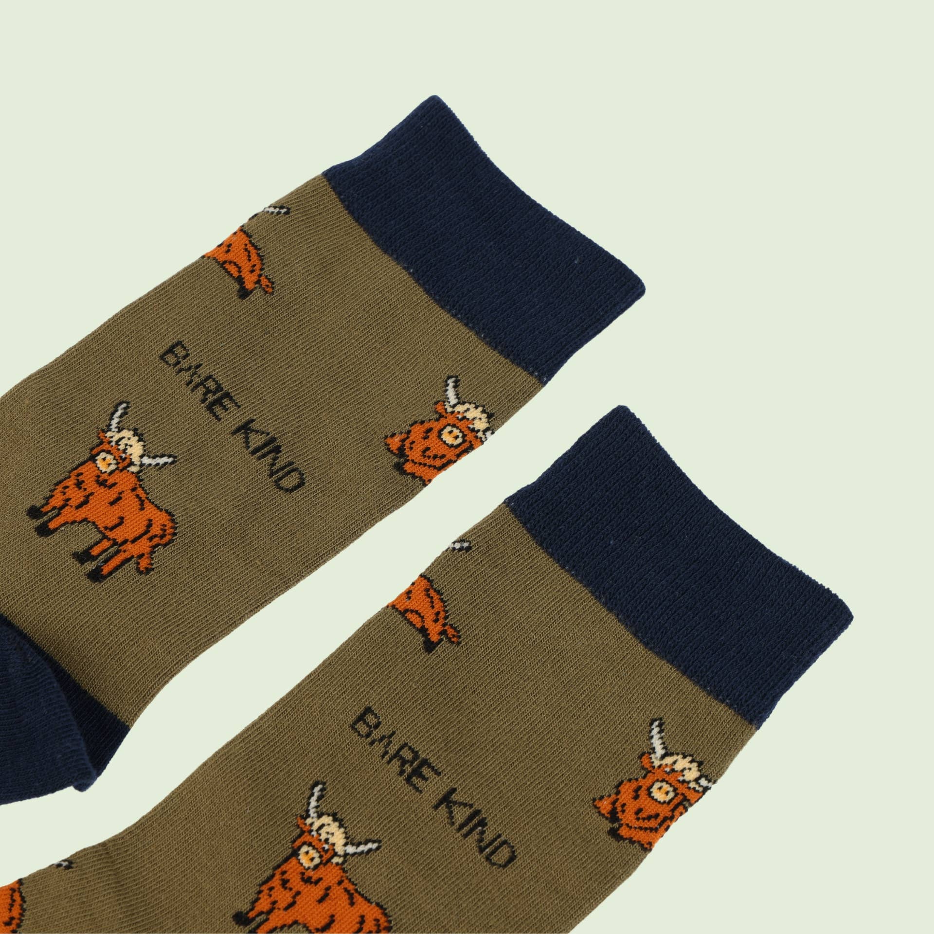 Highland Cow Bamboo Socks - Image 3