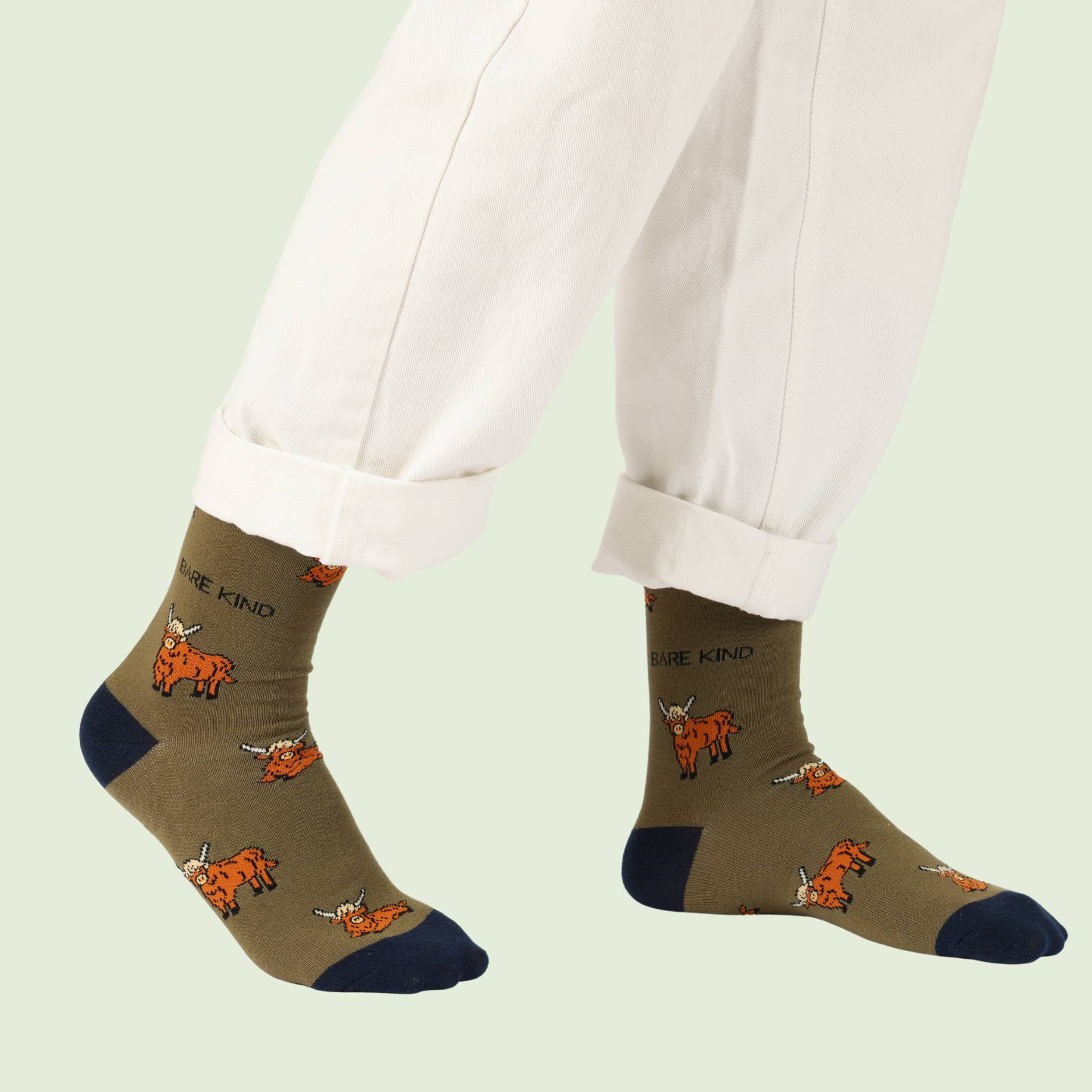 Highland Cow Bamboo Socks - Image 5