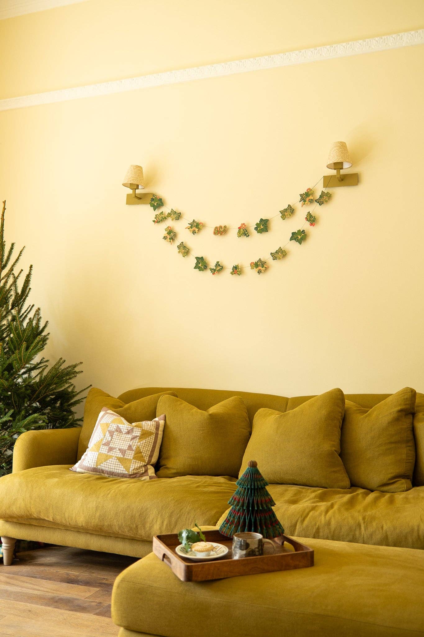 Holly and Ivy Sewn Garland - Image 6