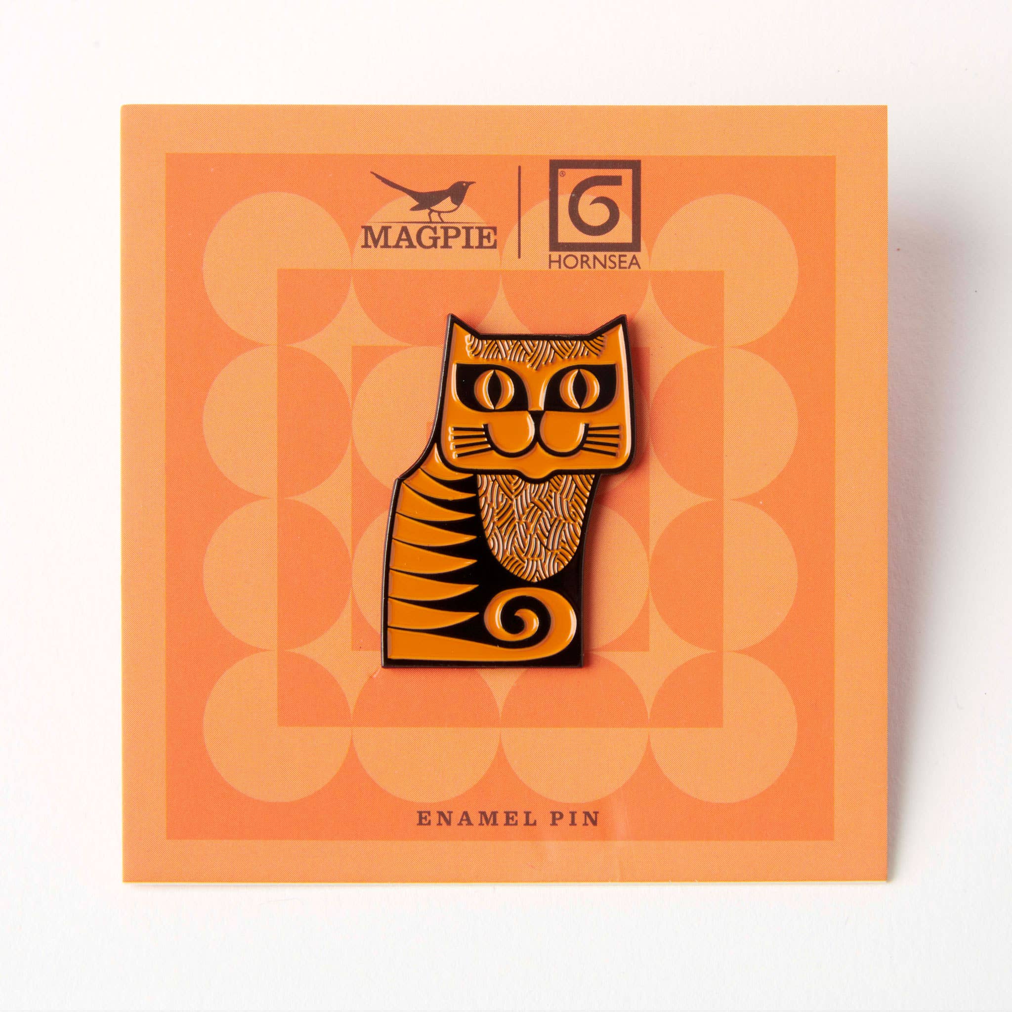 Magpie x Hornsea Cat Pin – Enamel Badge