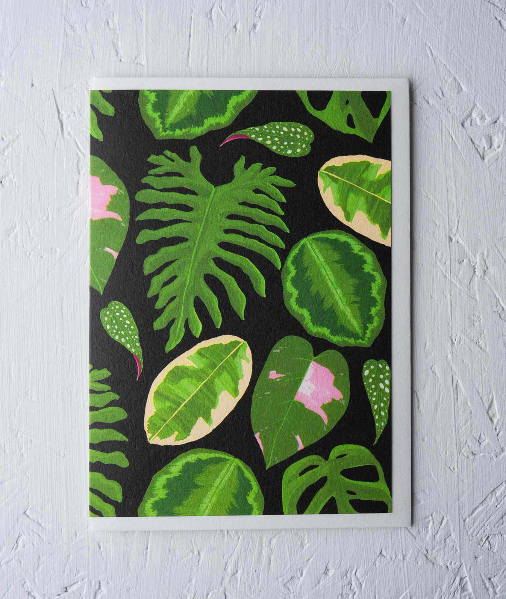 Houseplant Shirt Greetings Card