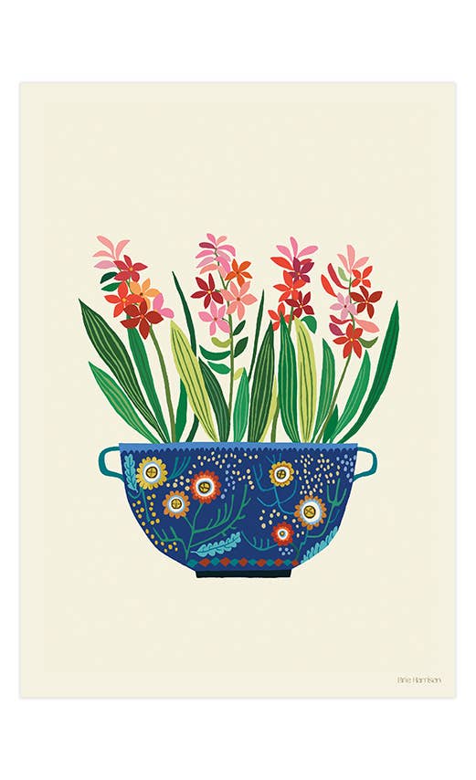 Hyacinths Print A4