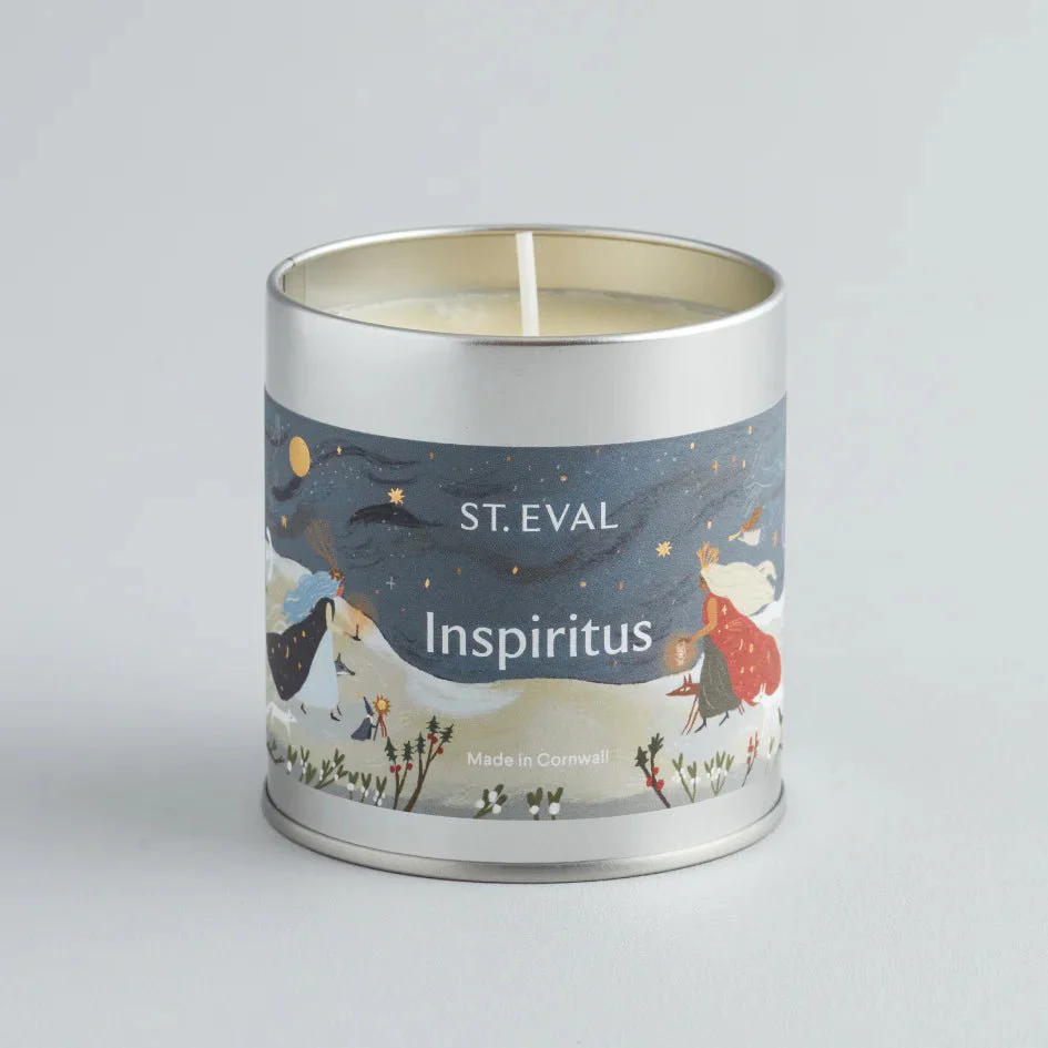 Inspiritus Scented Christmas Tin Candle - Image 2