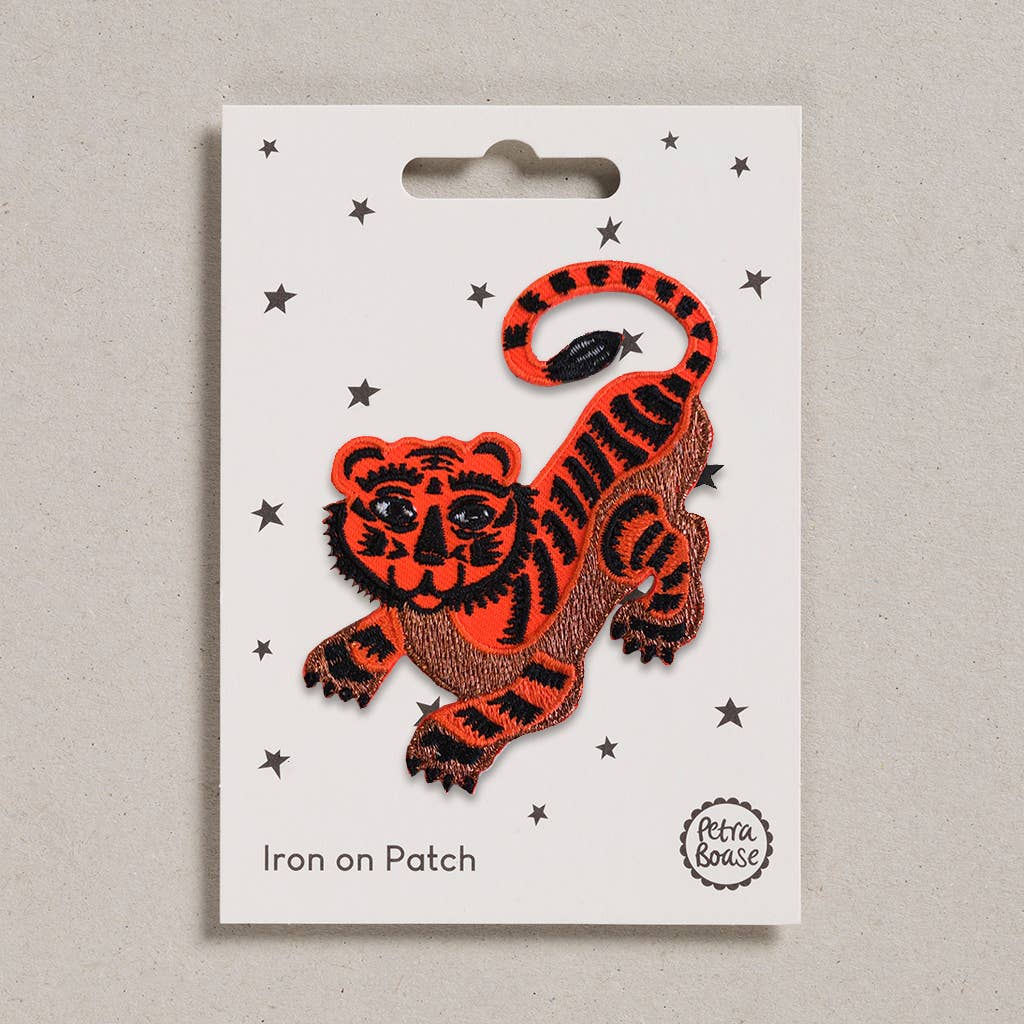 Crouching Tiger Iron on Patch