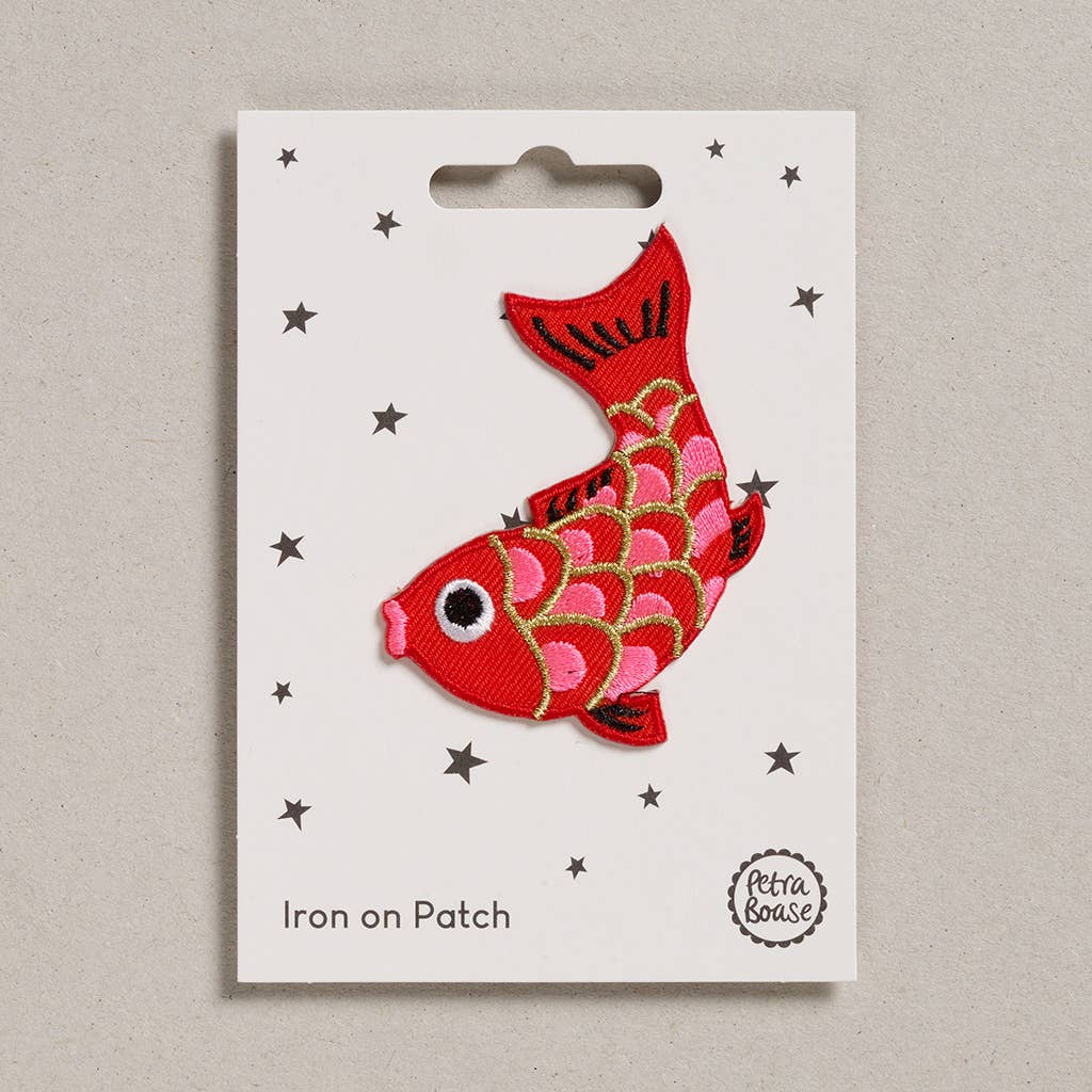 Koi Fish Iron on Patch