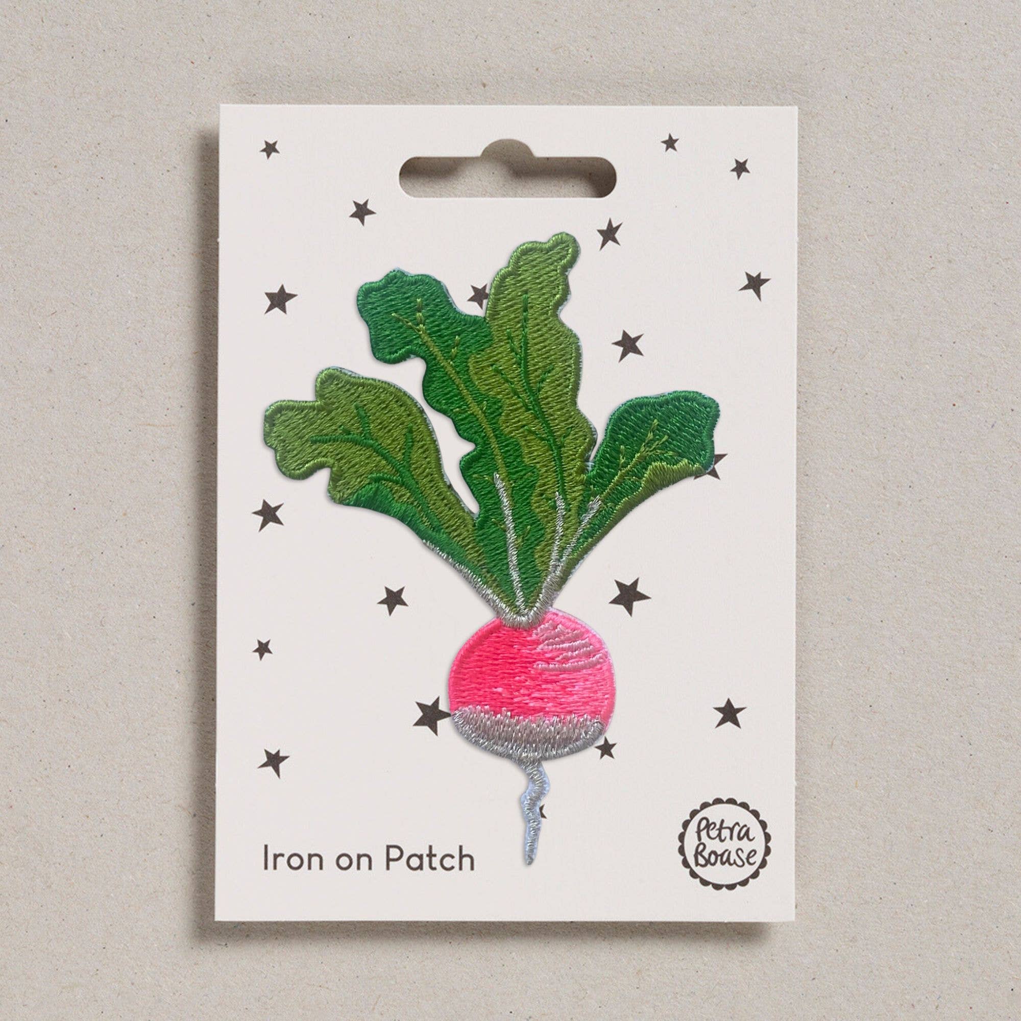 Radish Iron on Patch