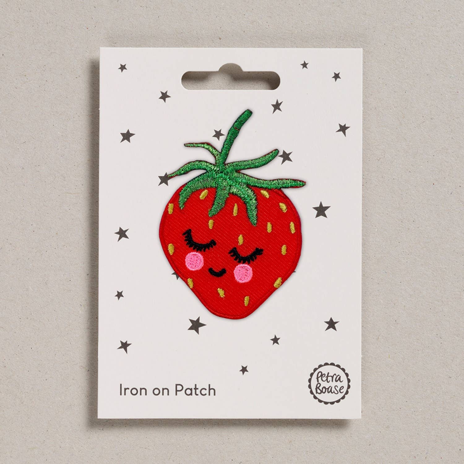 Strawberry Iron on Patch