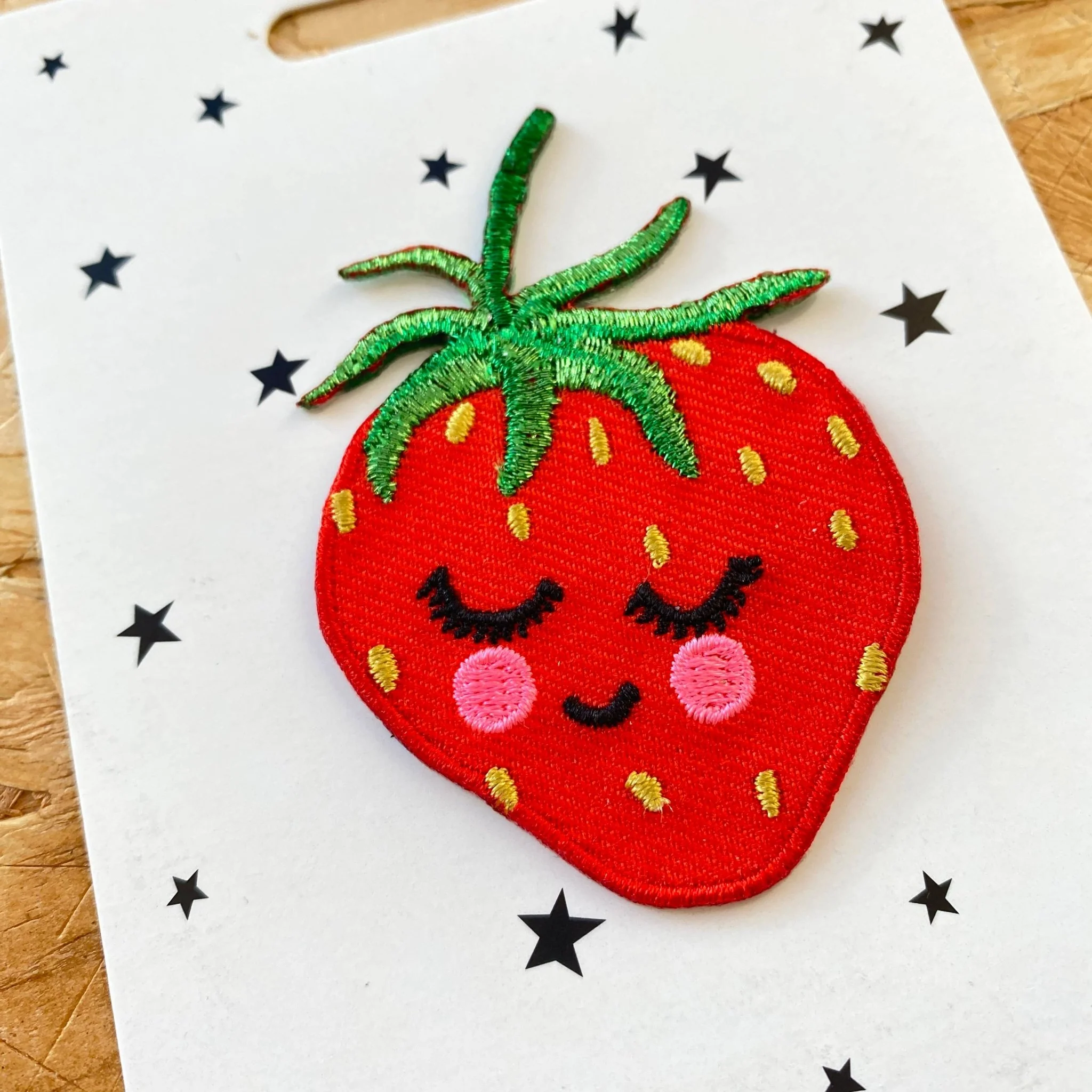 Strawberry Iron on Patch - Image 2