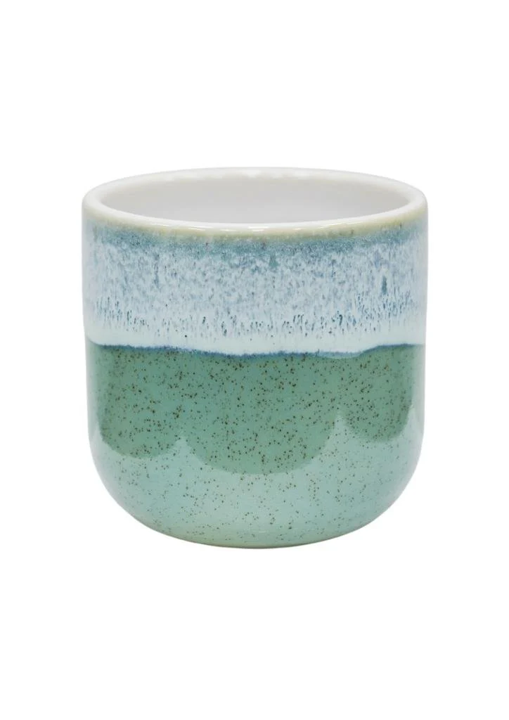 Jodie Dipped Turquoise Blue Reactive Glaze Pot