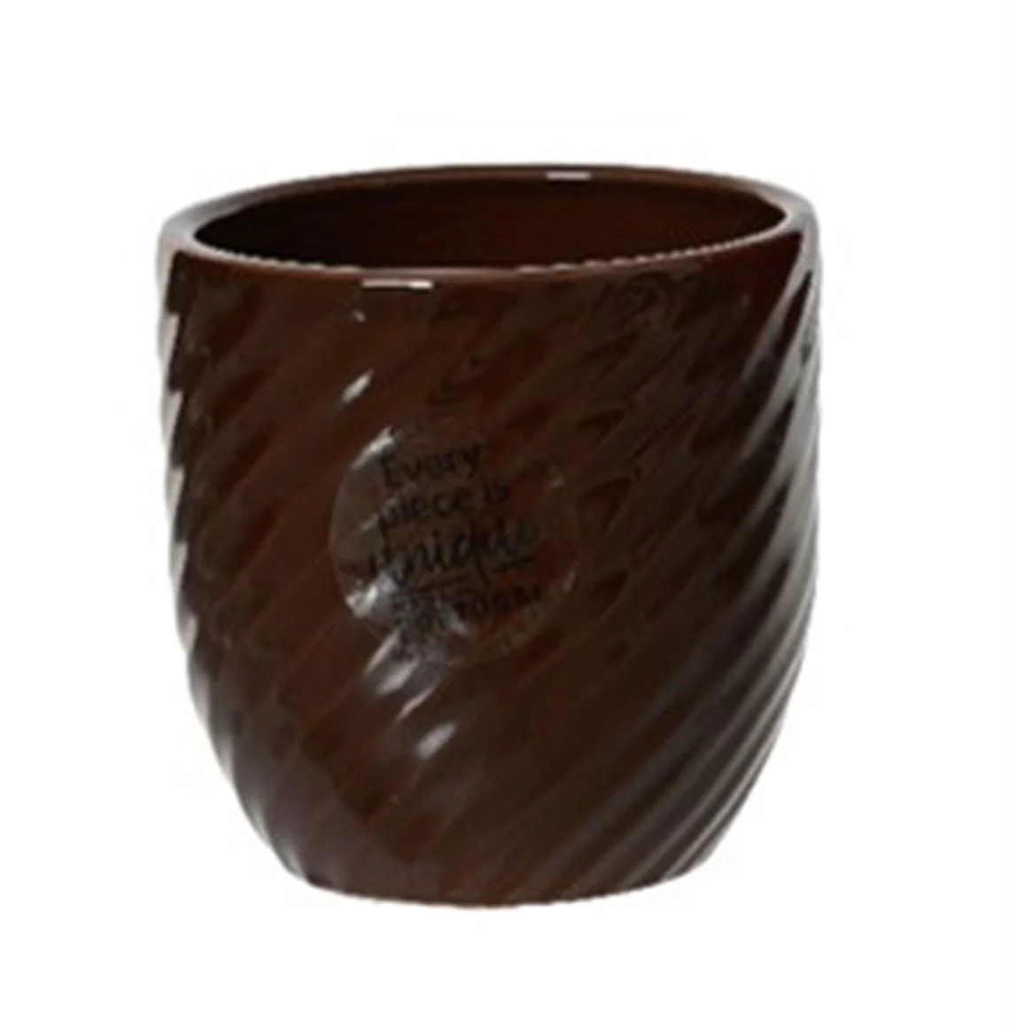 Juniper Ceramic Pot – Burgundy