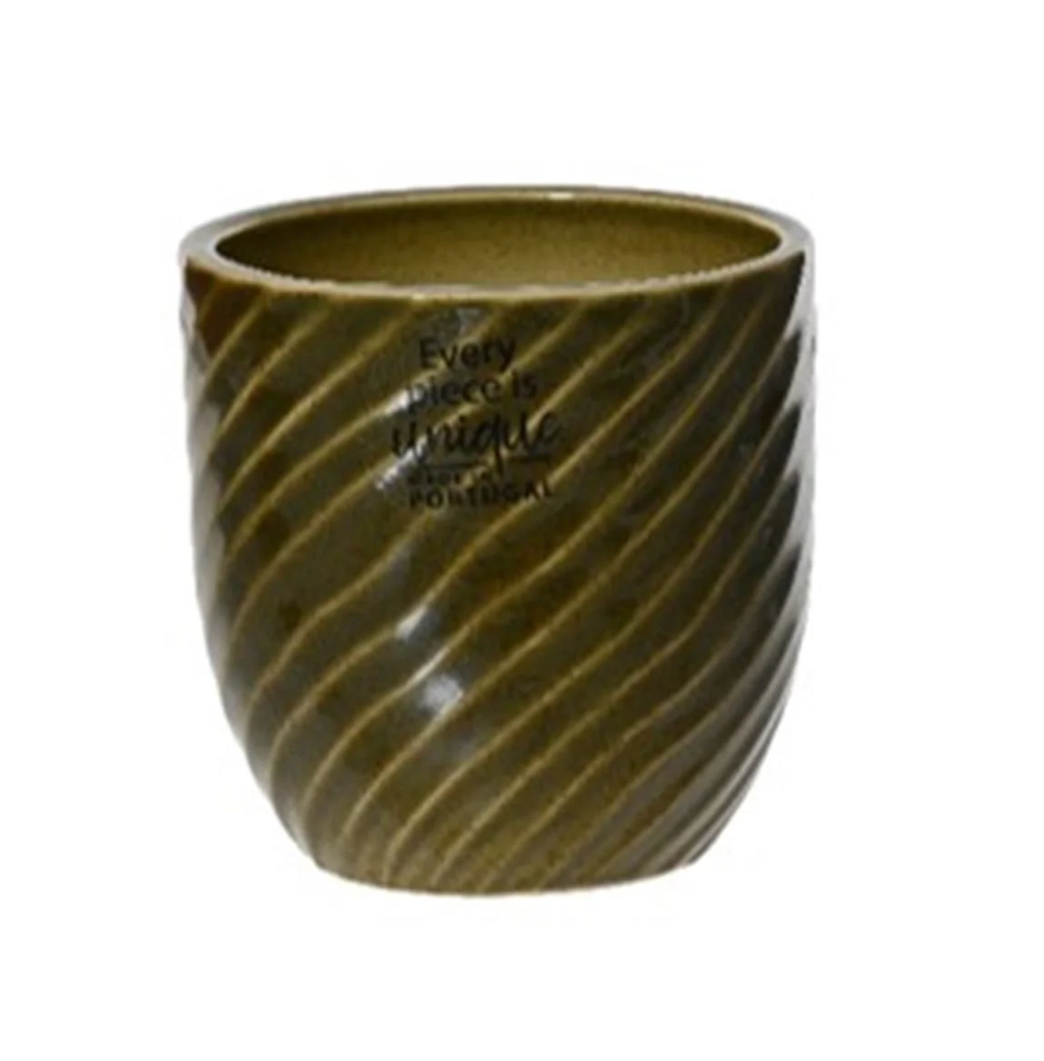 Juniper Ceramic Pot – Green