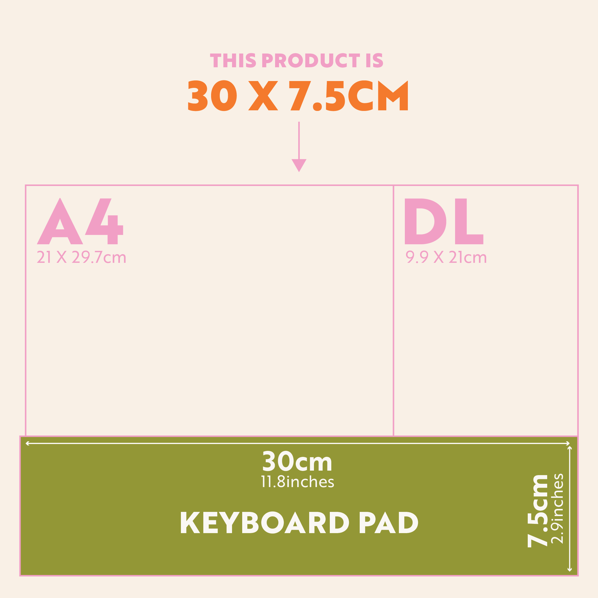 Keyboard Weekly Planner Pad | Colourful Grid - Image 7
