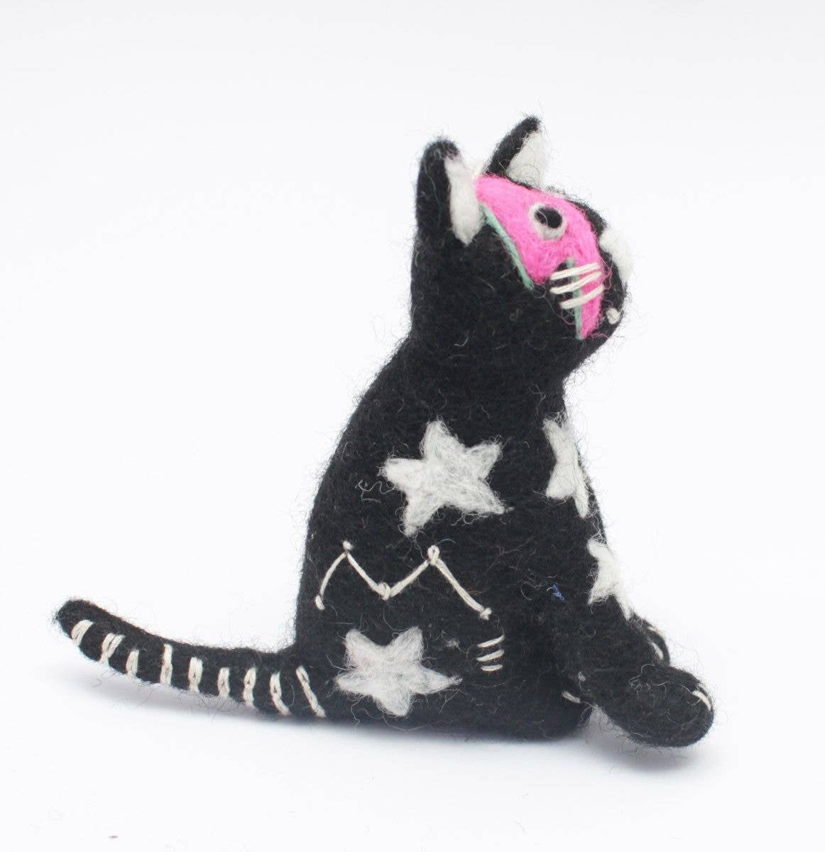Niaski Kitty Starfluff Felt Decoration – Handmade Fair Trade - Image 3