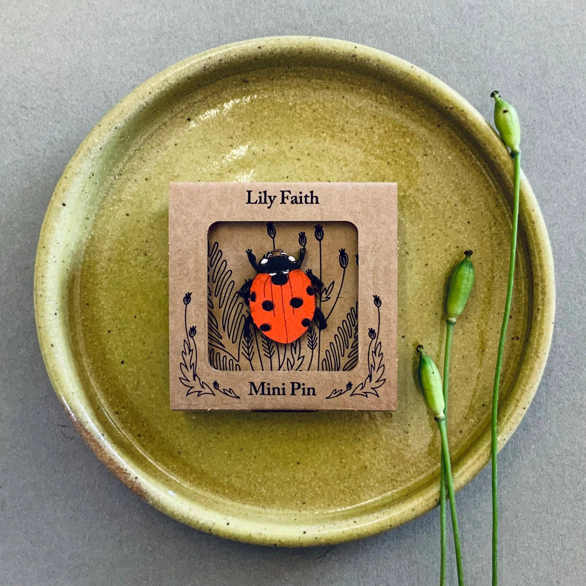 Ladybird Mini Pin Brooch