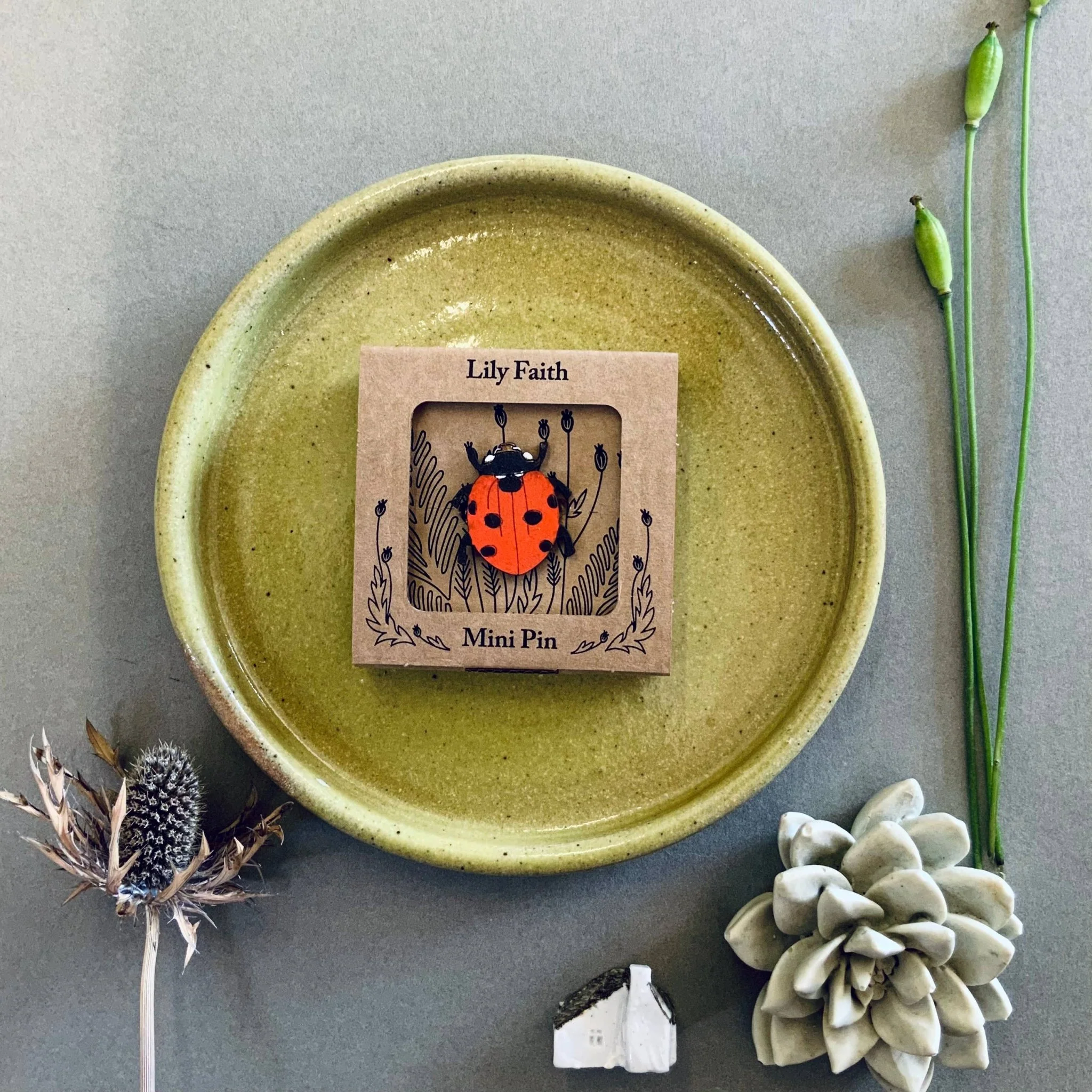 Ladybird Mini Pin Brooch - Image 3