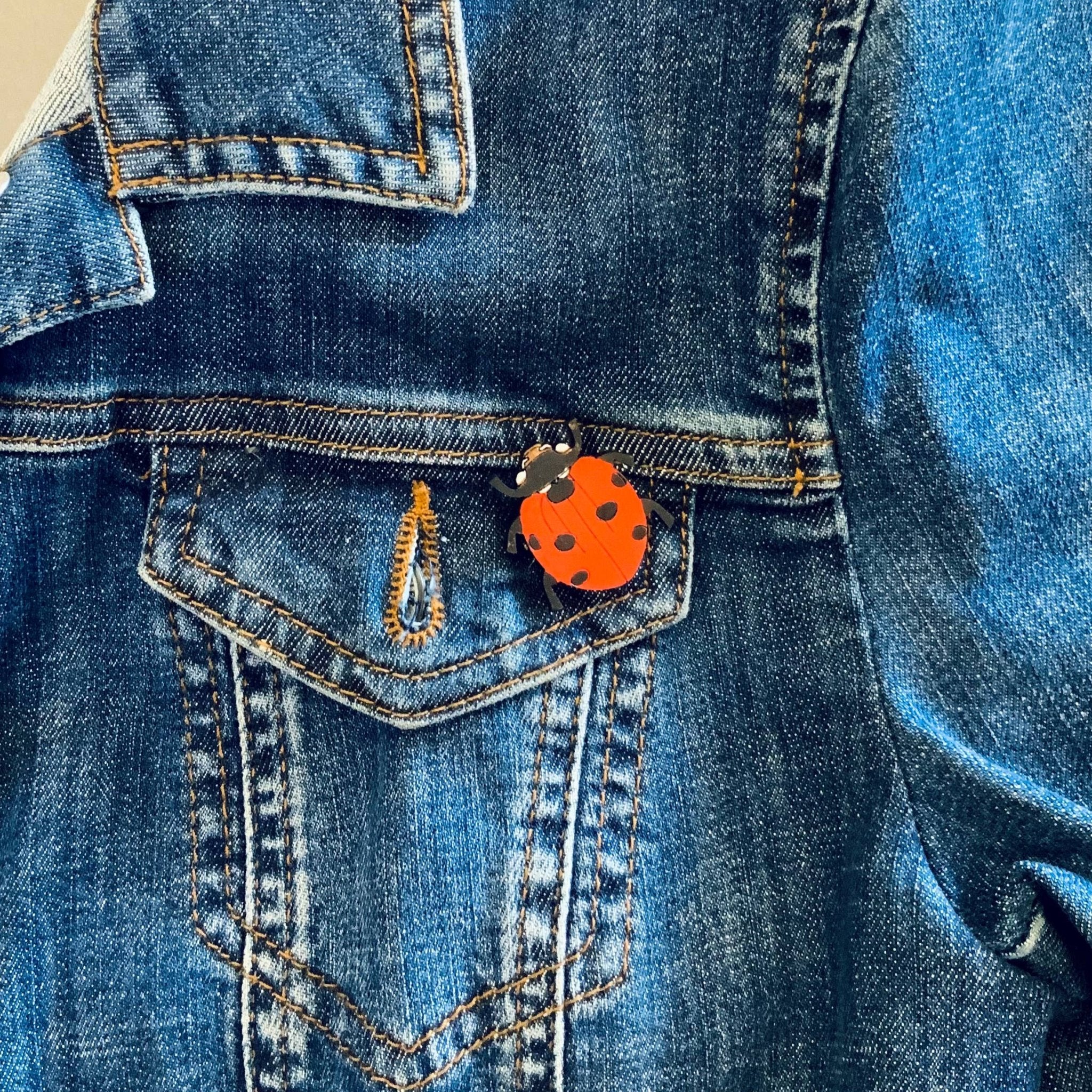Ladybird Mini Pin Brooch - Image 4