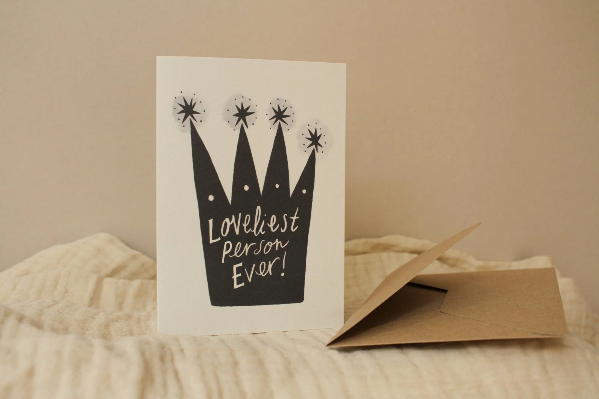 'Loveliest Person Ever!' Thank You Greetings Card - Image 2