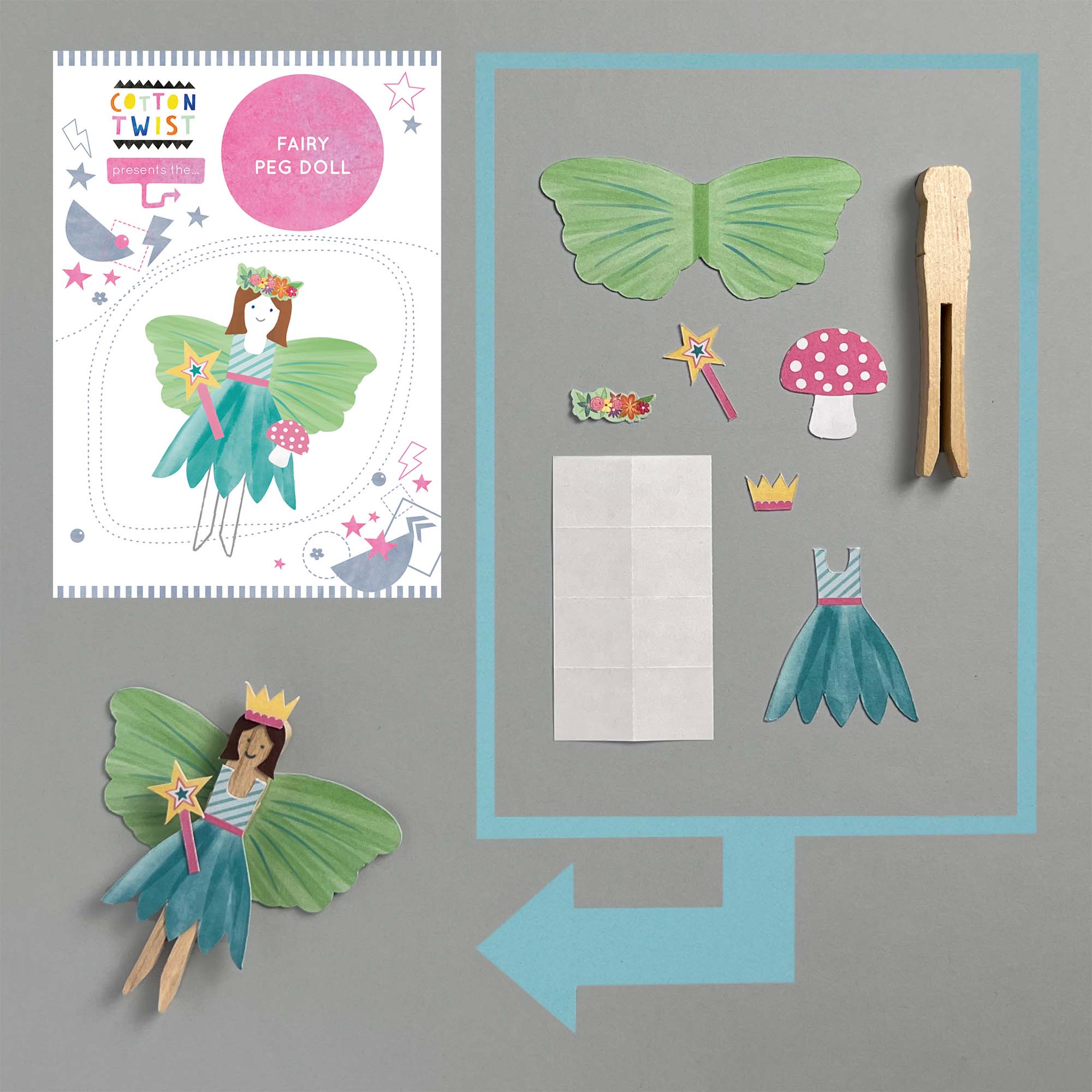 Make Your Own Fairy Peg Doll - Image 3