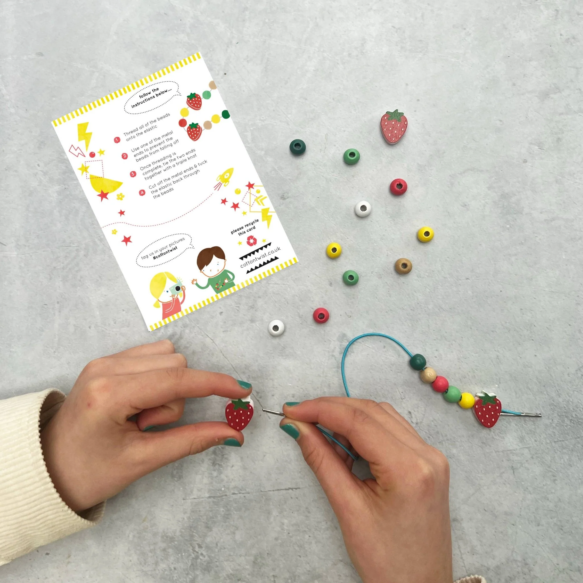 Make Your Own Strawberry Bracelet - Image 3