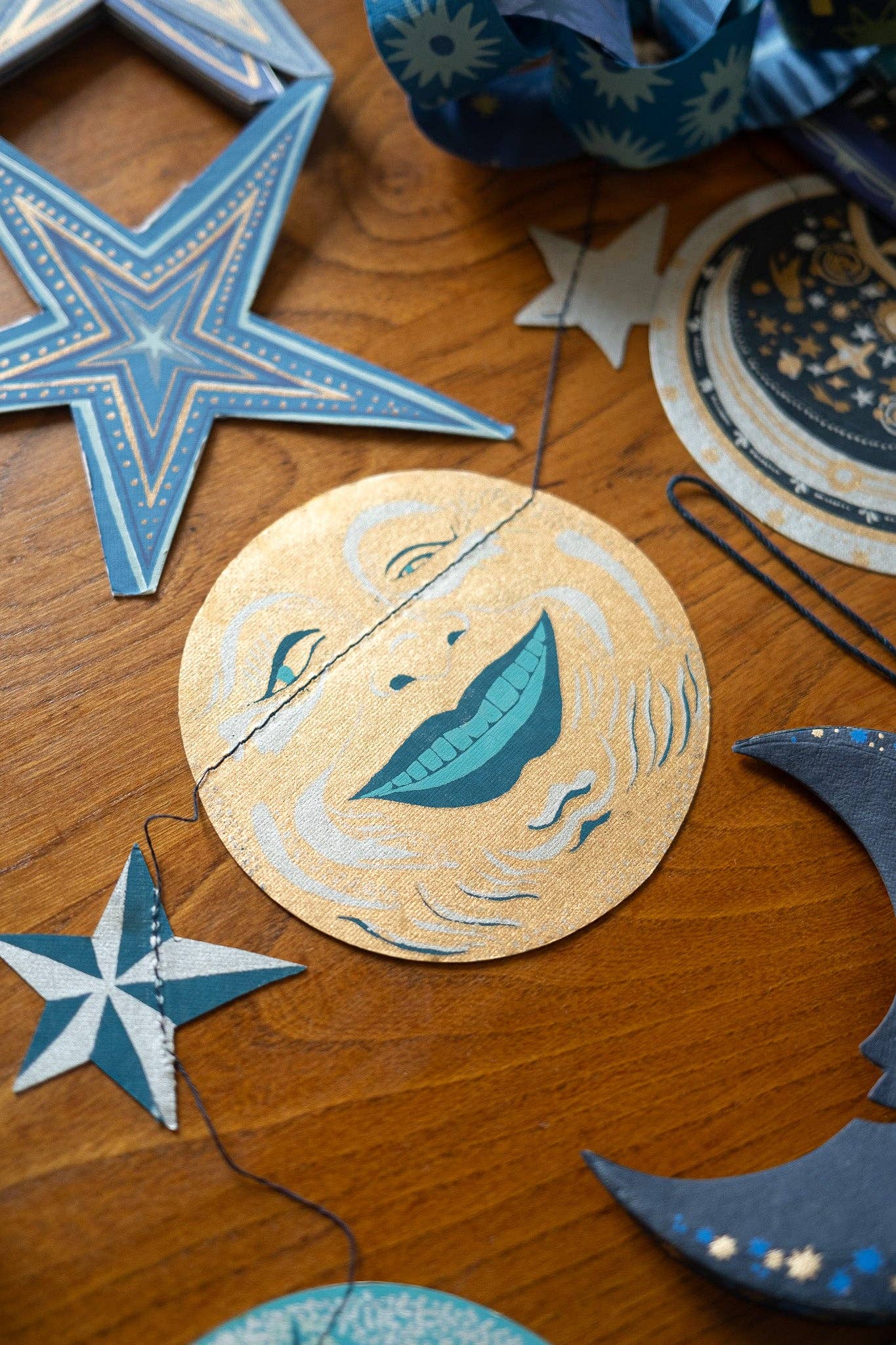 Man on the Moon Sewn Garland - Image 20