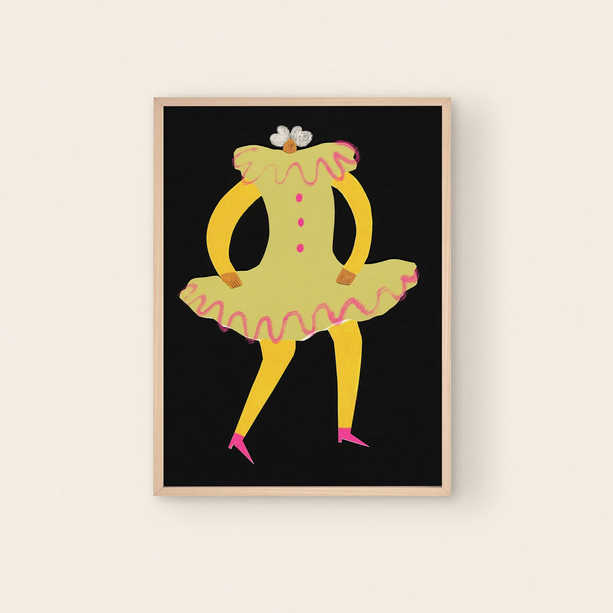 Mariette Circus Art Print | Character | Nursery Wall Decor