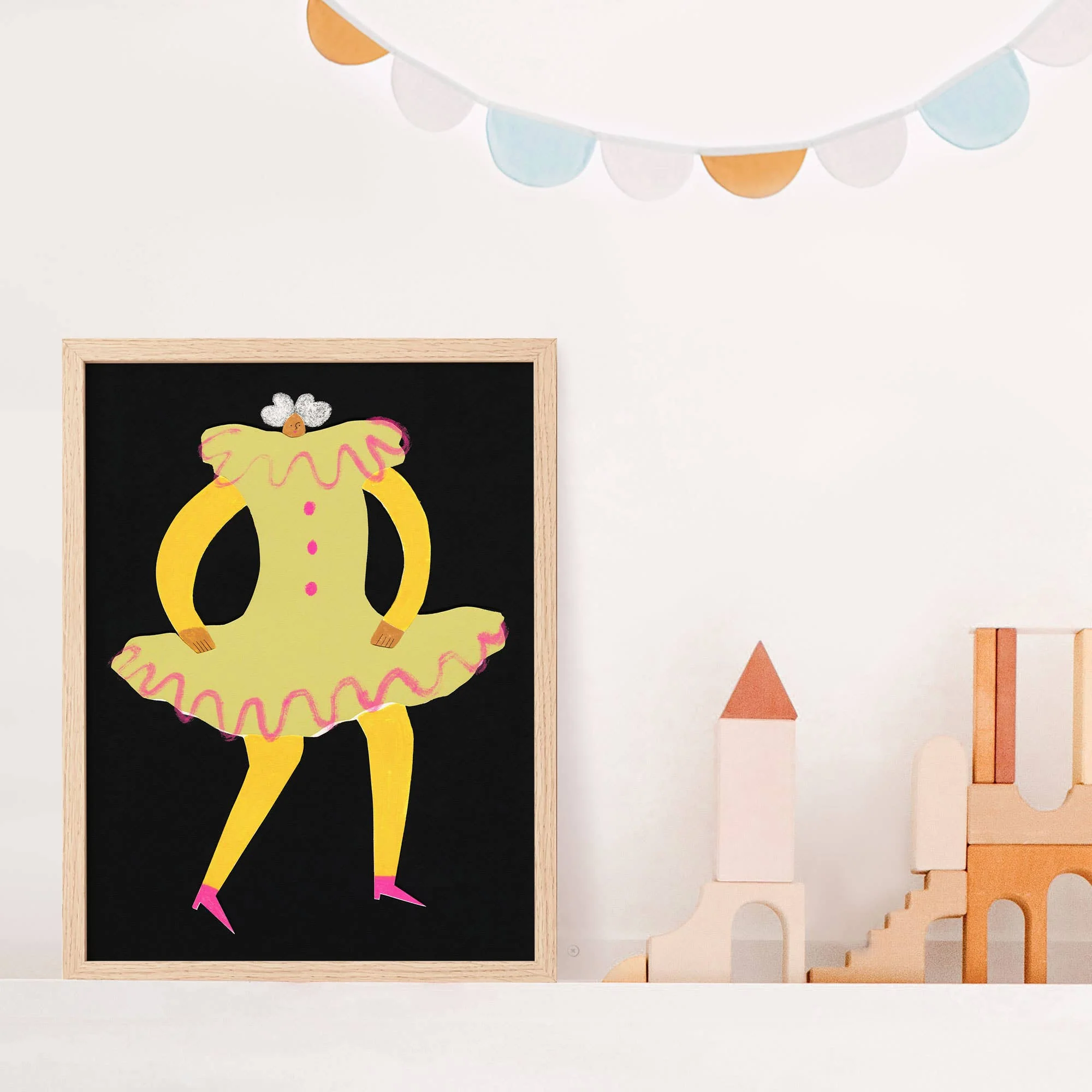 Mariette Circus Art Print | Character | Nursery Wall Decor - Image 2