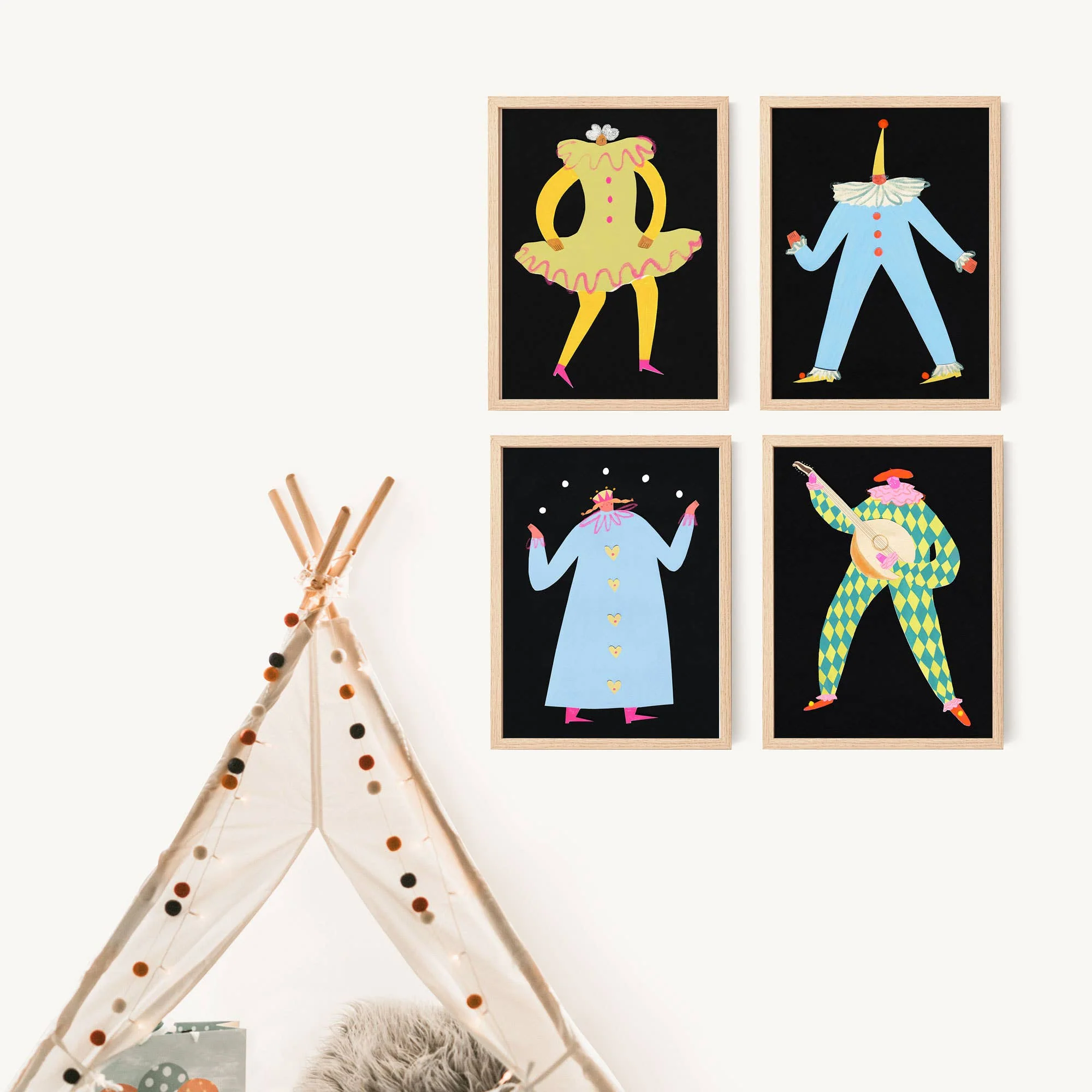 Mariette Circus Art Print | Character | Nursery Wall Decor - Image 6