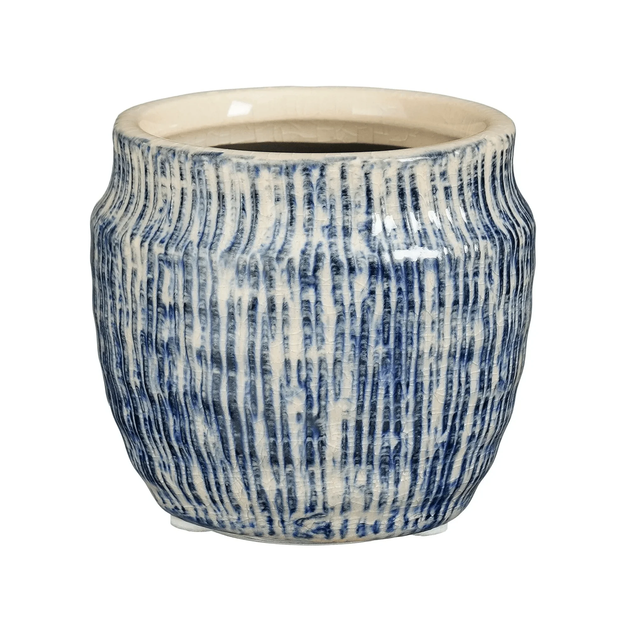 Martha Round Blue Pot