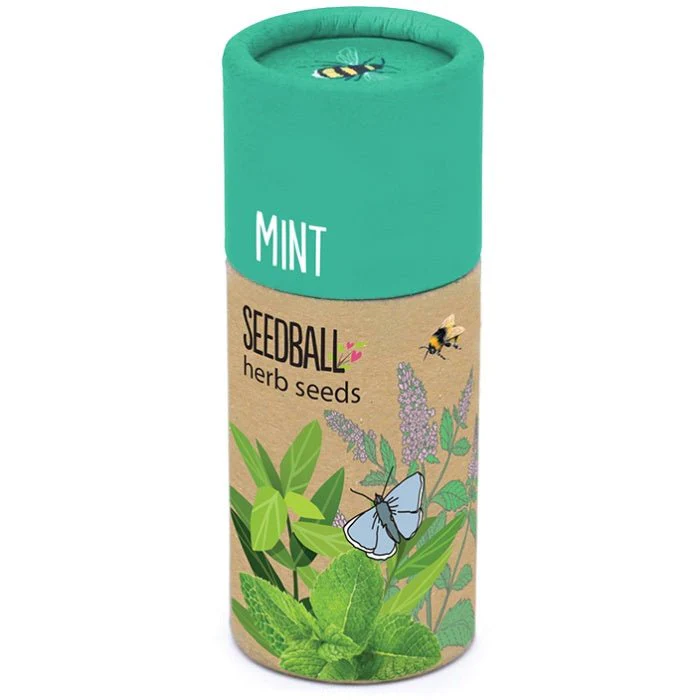 Mint Herb Garden Seedball Tubes