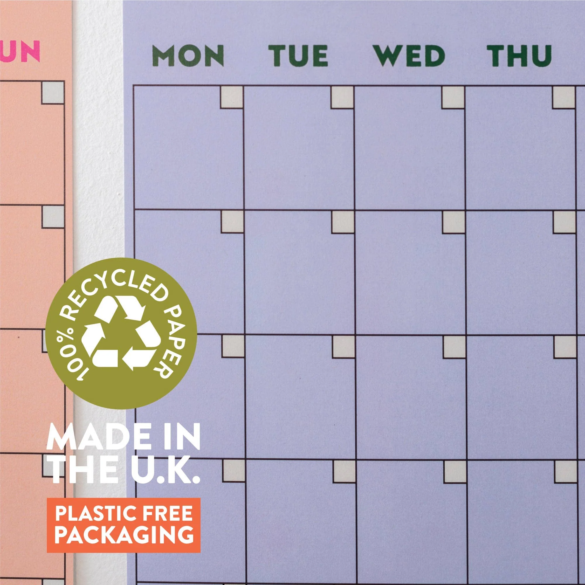 Monthly Undated A3 Wall Planner | 12 Pages | Colourburst - Image 4