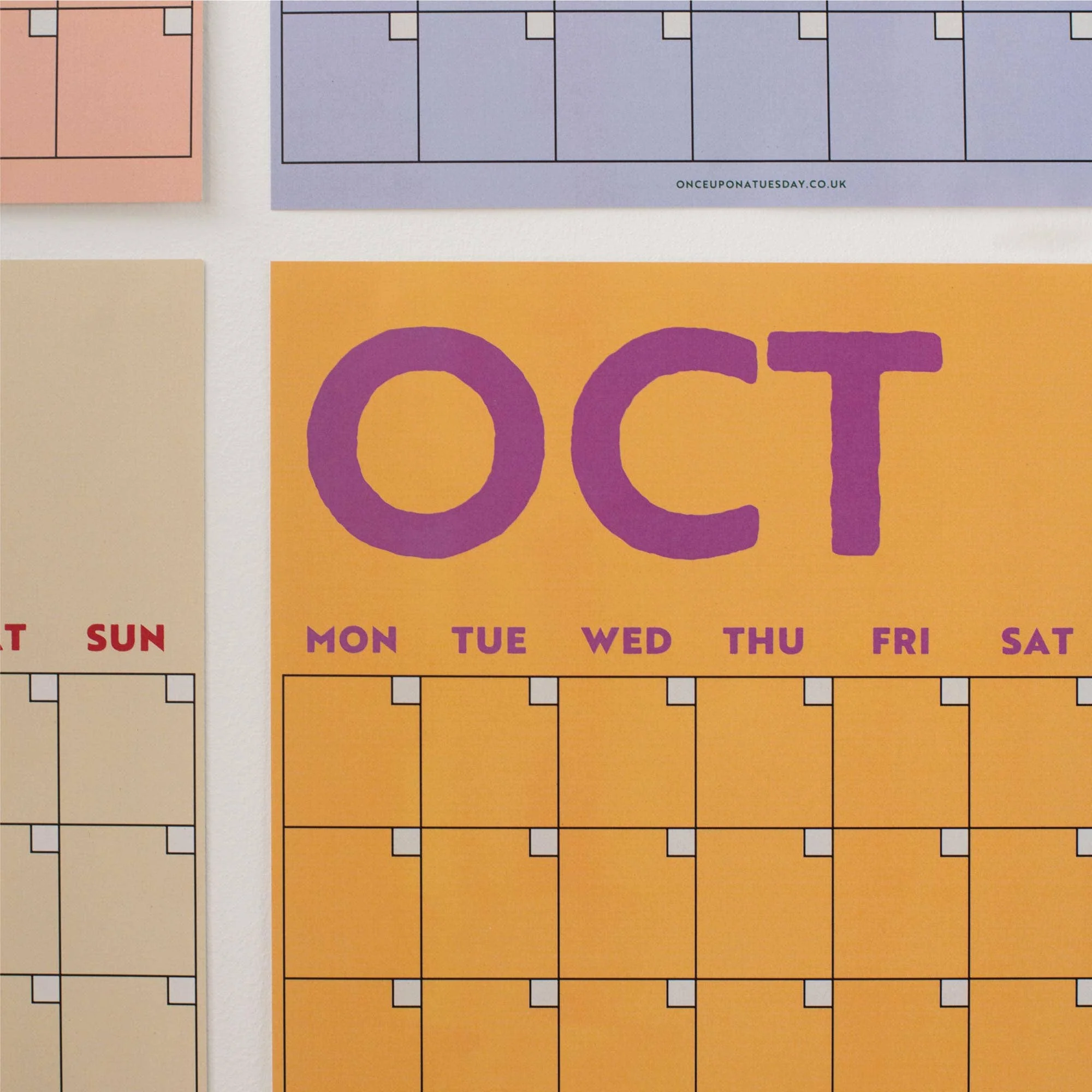 Monthly Undated A3 Wall Planner | 12 Pages | Colourburst - Image 7