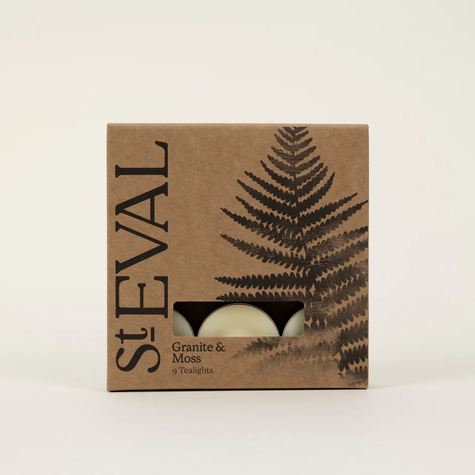 Granite & Moss Scented Tealights - Image 2