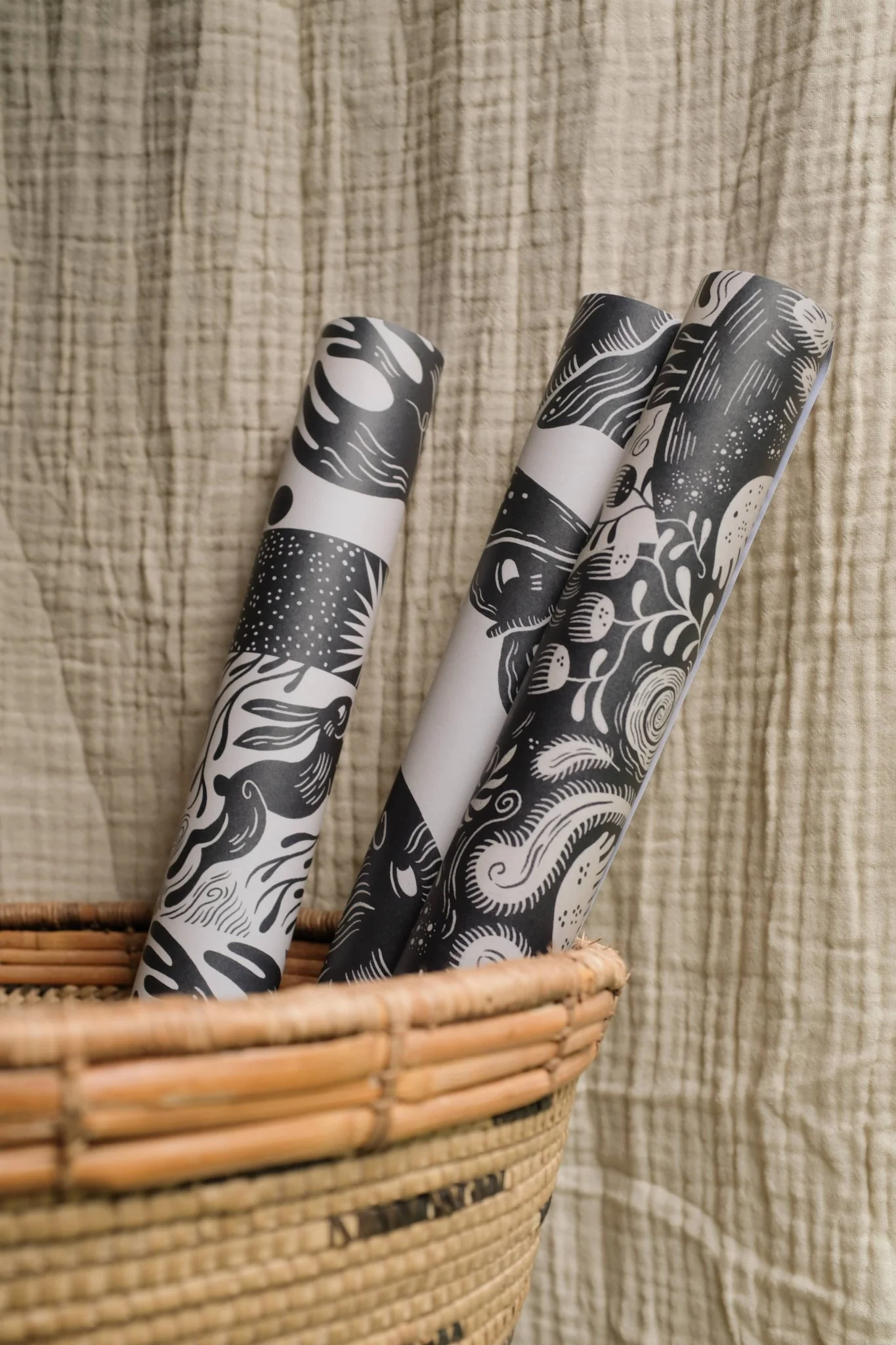 'Moth' Nature-Themed Gift Wrap - Image 3
