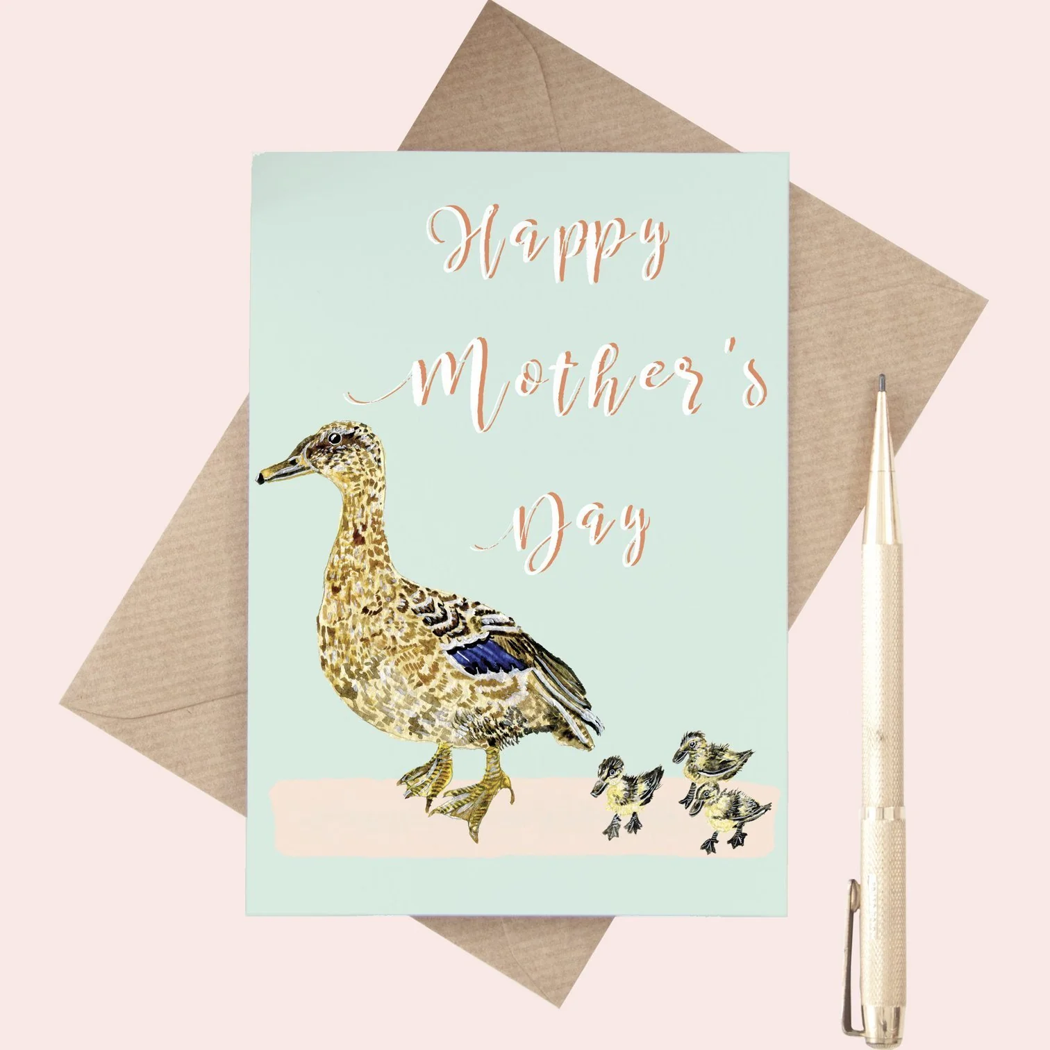 Mother's Day Duck Greetings Card