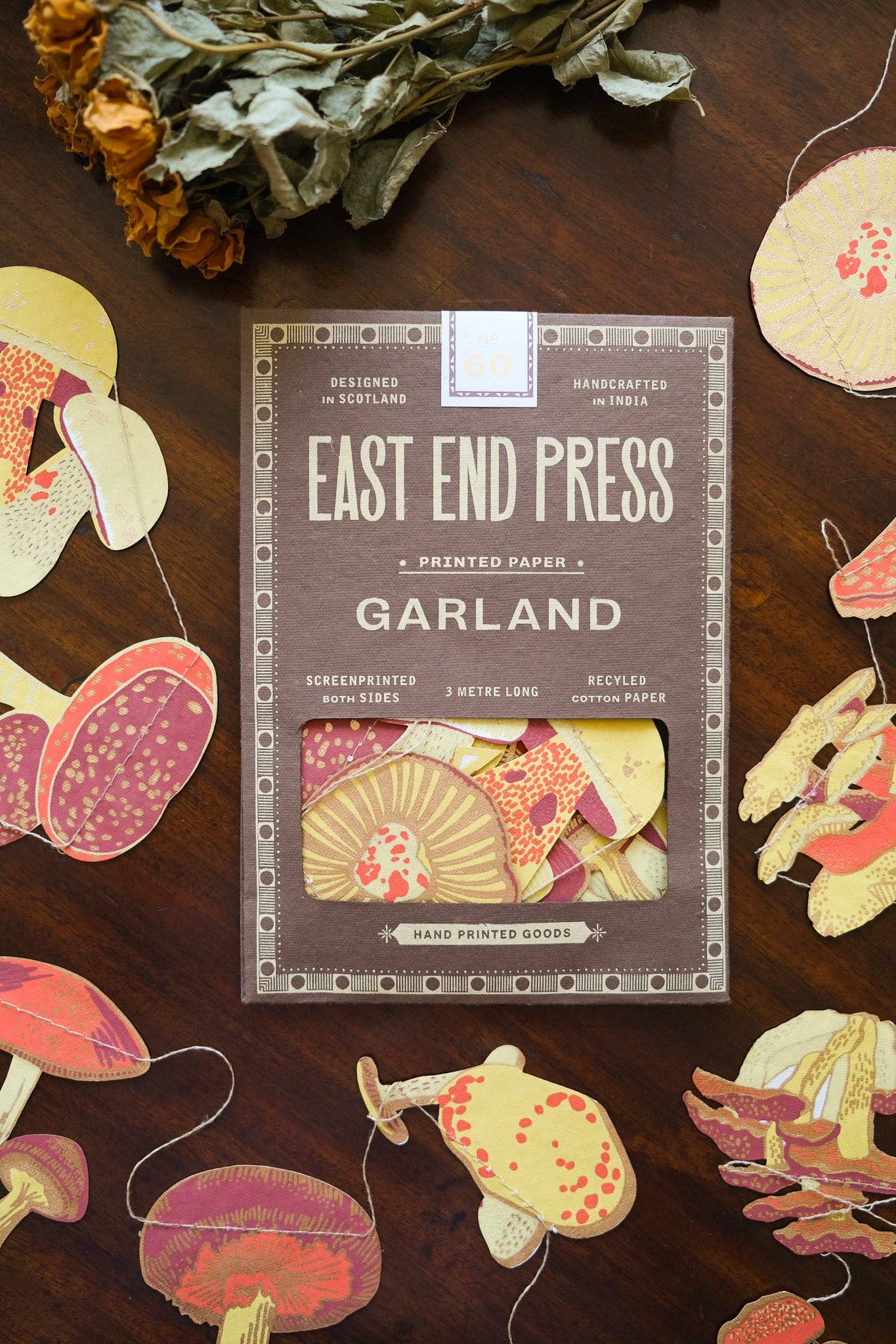 Mushroom Sewn Garland - Image 2